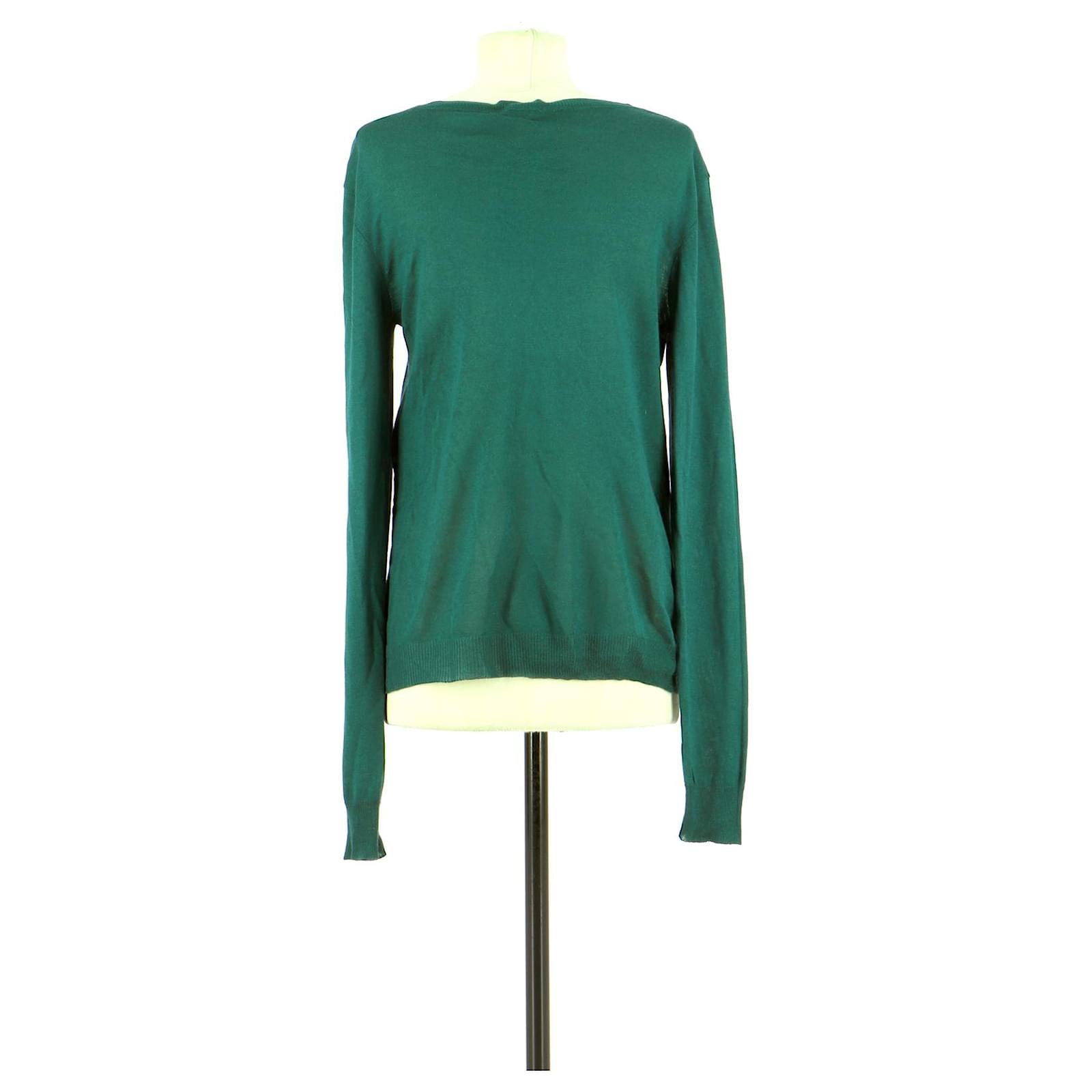 sandro green sweater