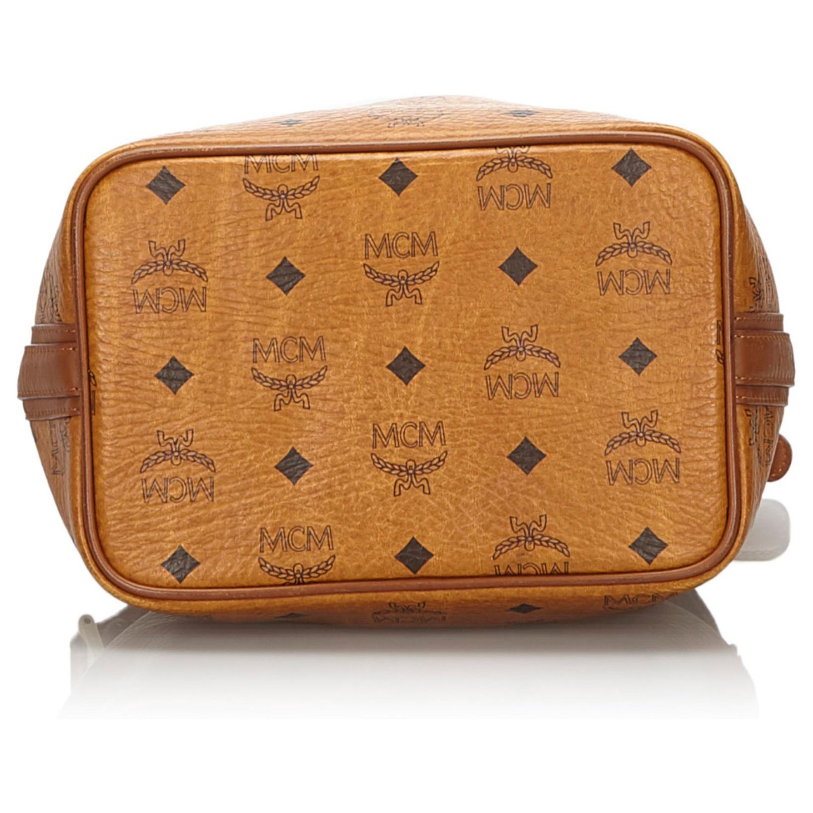 MCM Visetos Luggage Tag - Brown Bag Accessories, Accessories - W3050697