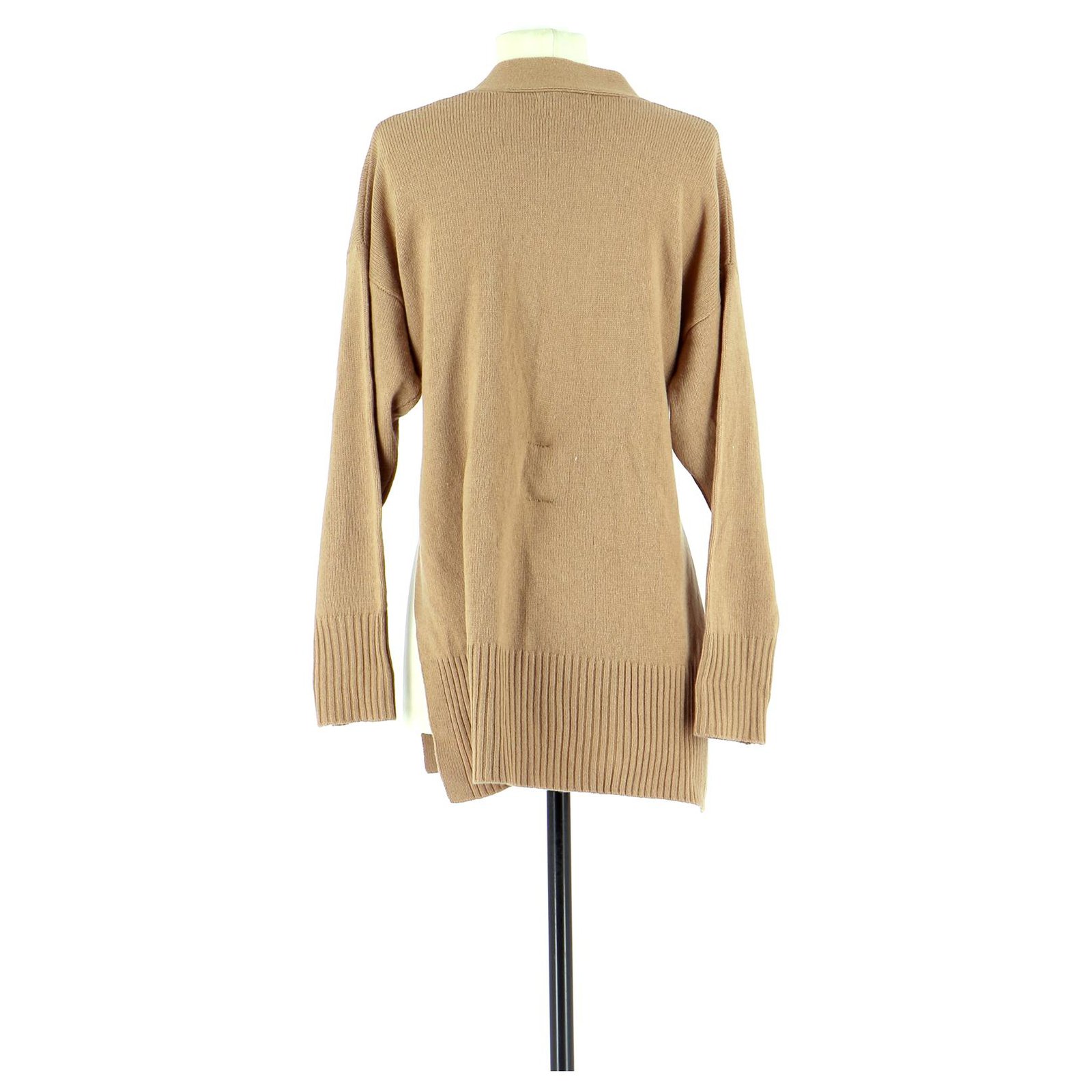 Sandro Vest Beige Wool Ref155055 Joli Closet