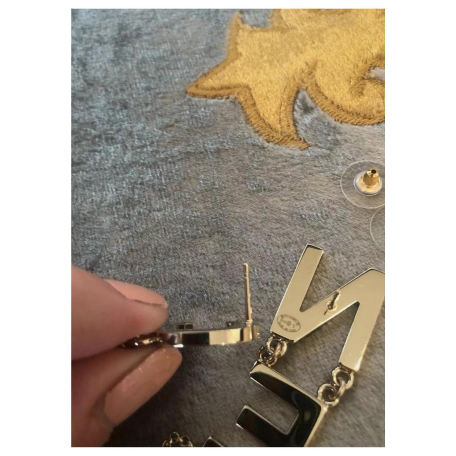 Sublime Chanel earrings 2019 Golden Steel ref.155344 - Joli Closet