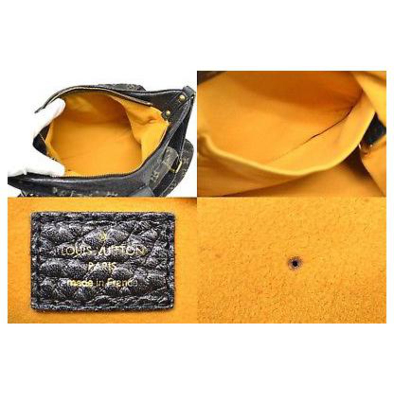 Louis Vuitton Denim vintage handbag Black ref.156839 - Joli Closet