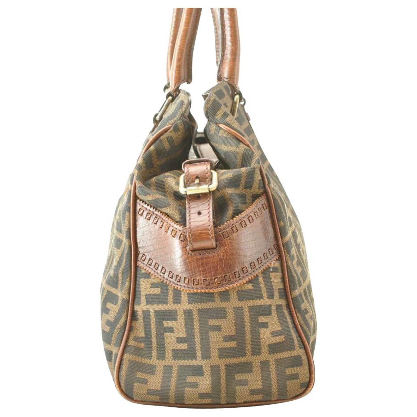 Fendi tote bag Brown Cloth ref.156860 - Joli Closet