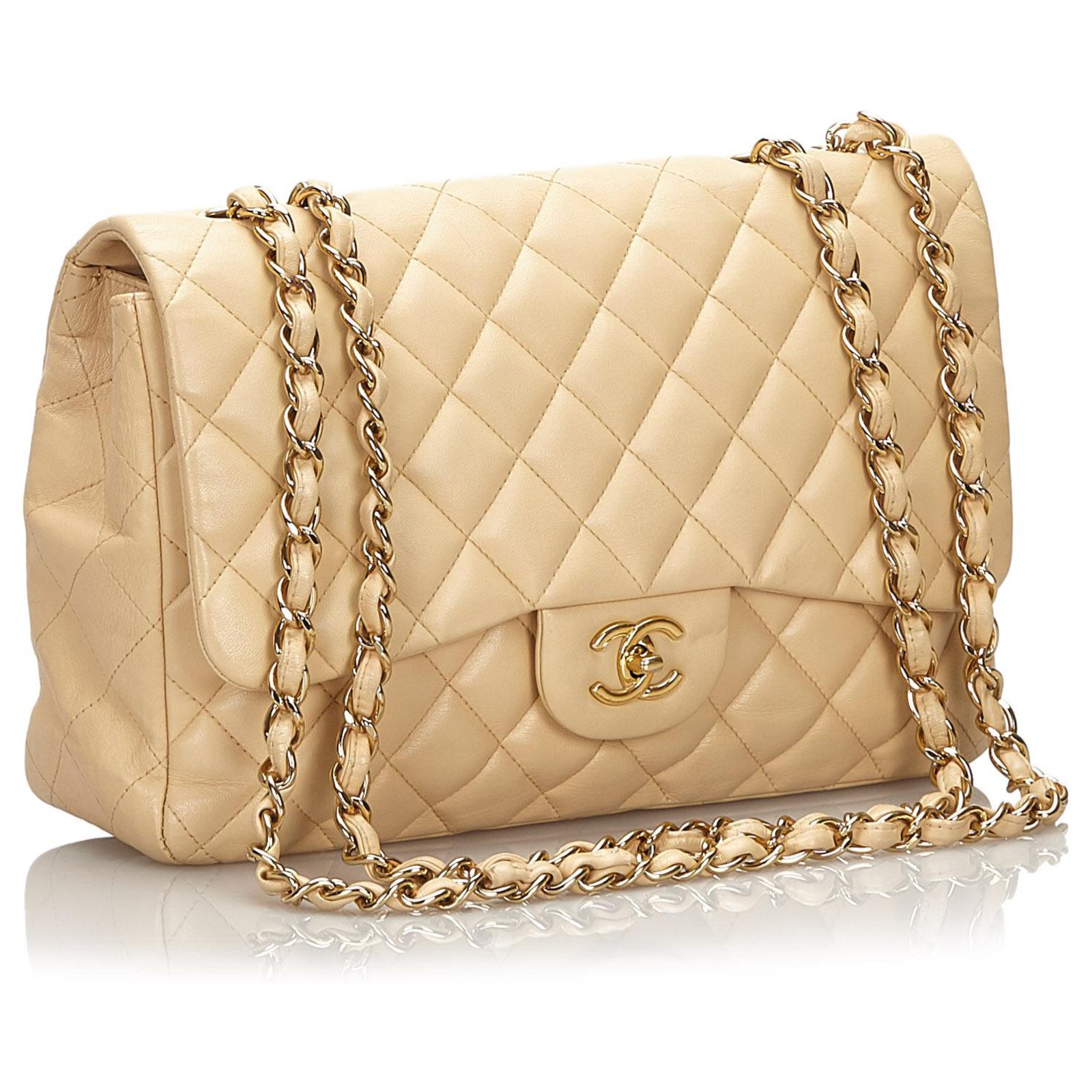 Chanel Brown Jumbo Classic Single Flap Bag