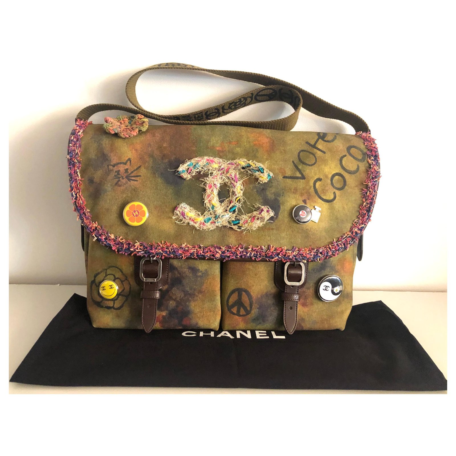 Chanel Messenger Graffiti Bag