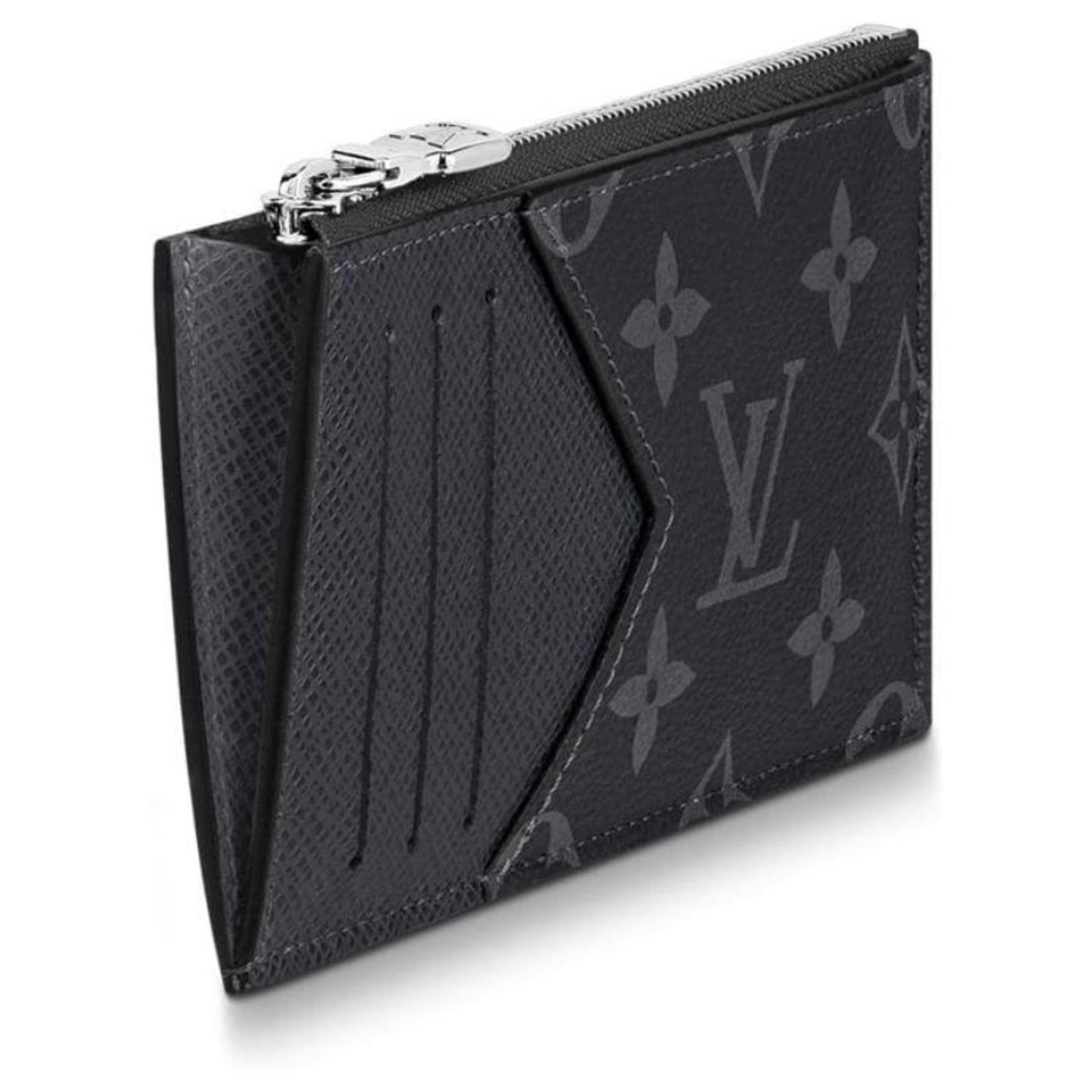 Louis Vuitton Card Case Wallet N64038 Black Cloth ref.834333 - Joli Closet
