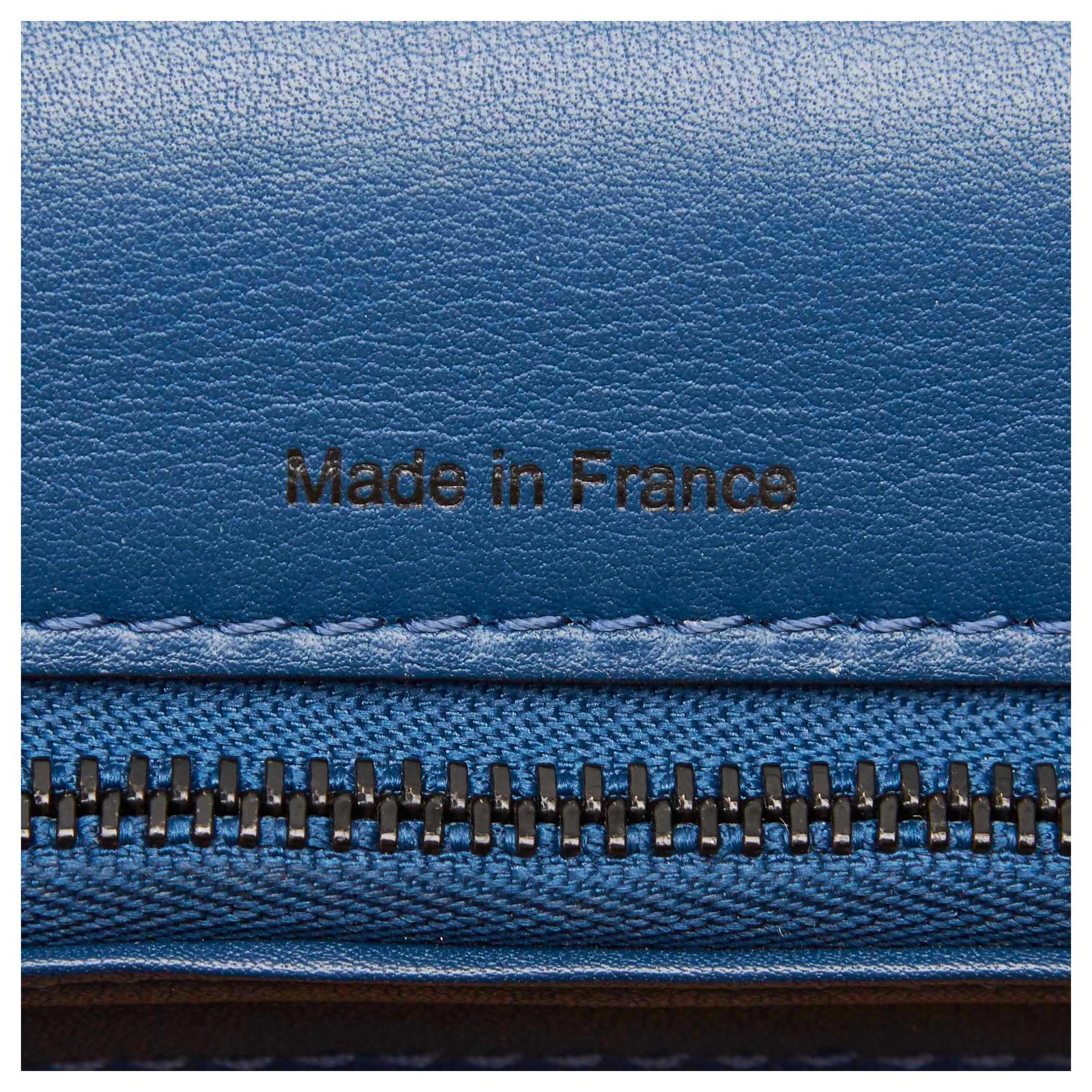 Delvaux Blue Leather Tempete MM Satchel ref.157897 - Joli Closet