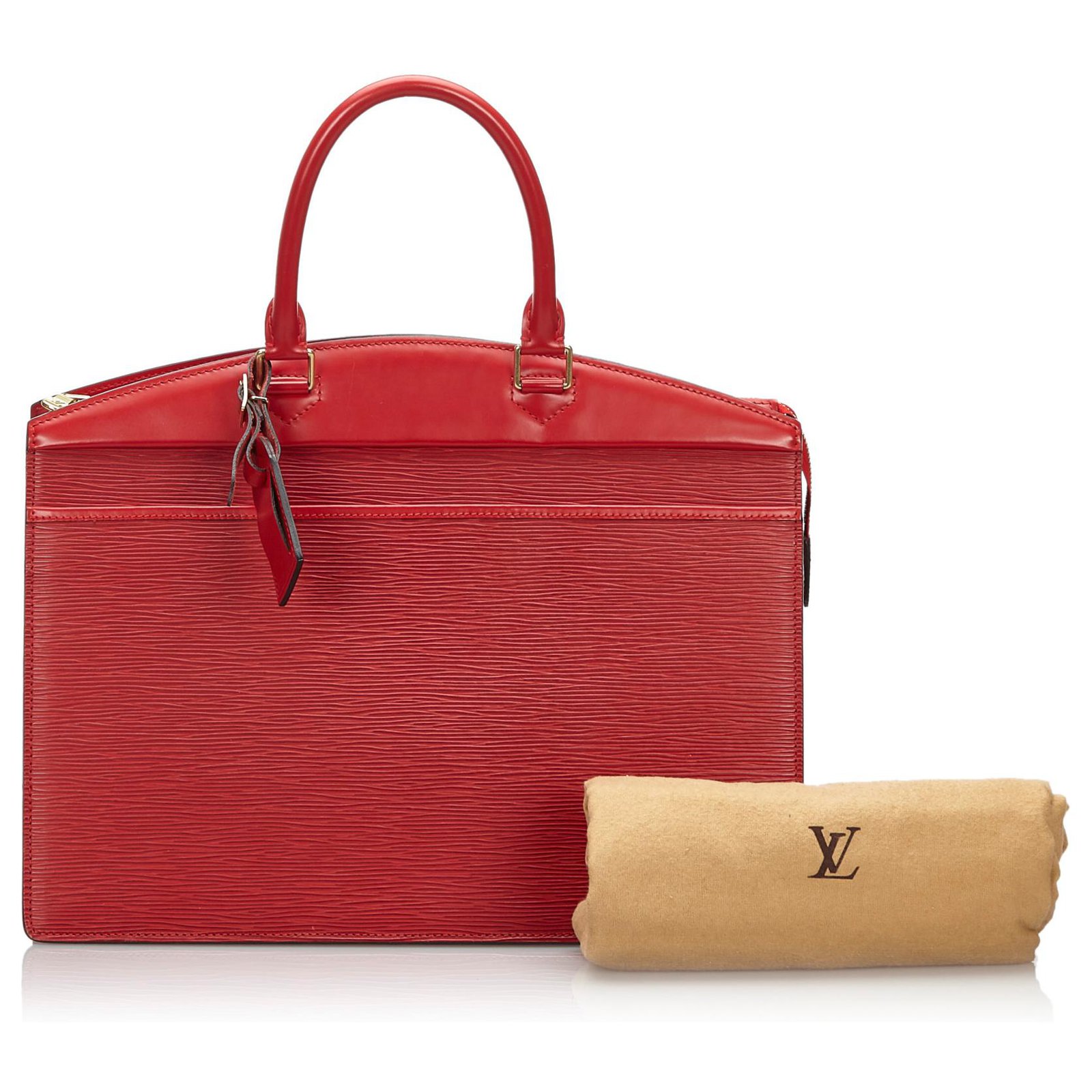 Louis Vuitton Louis Vuitton Riviera Red Epi Leather Handbag