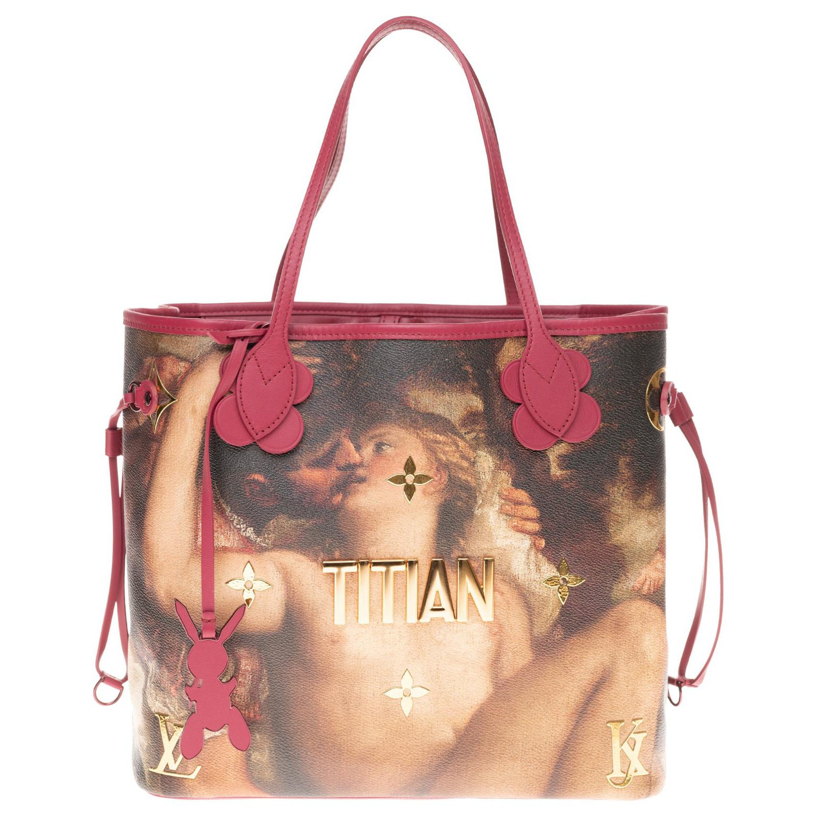 Louis Vuitton Neverfull limited edition Titian by Jeff Koons in