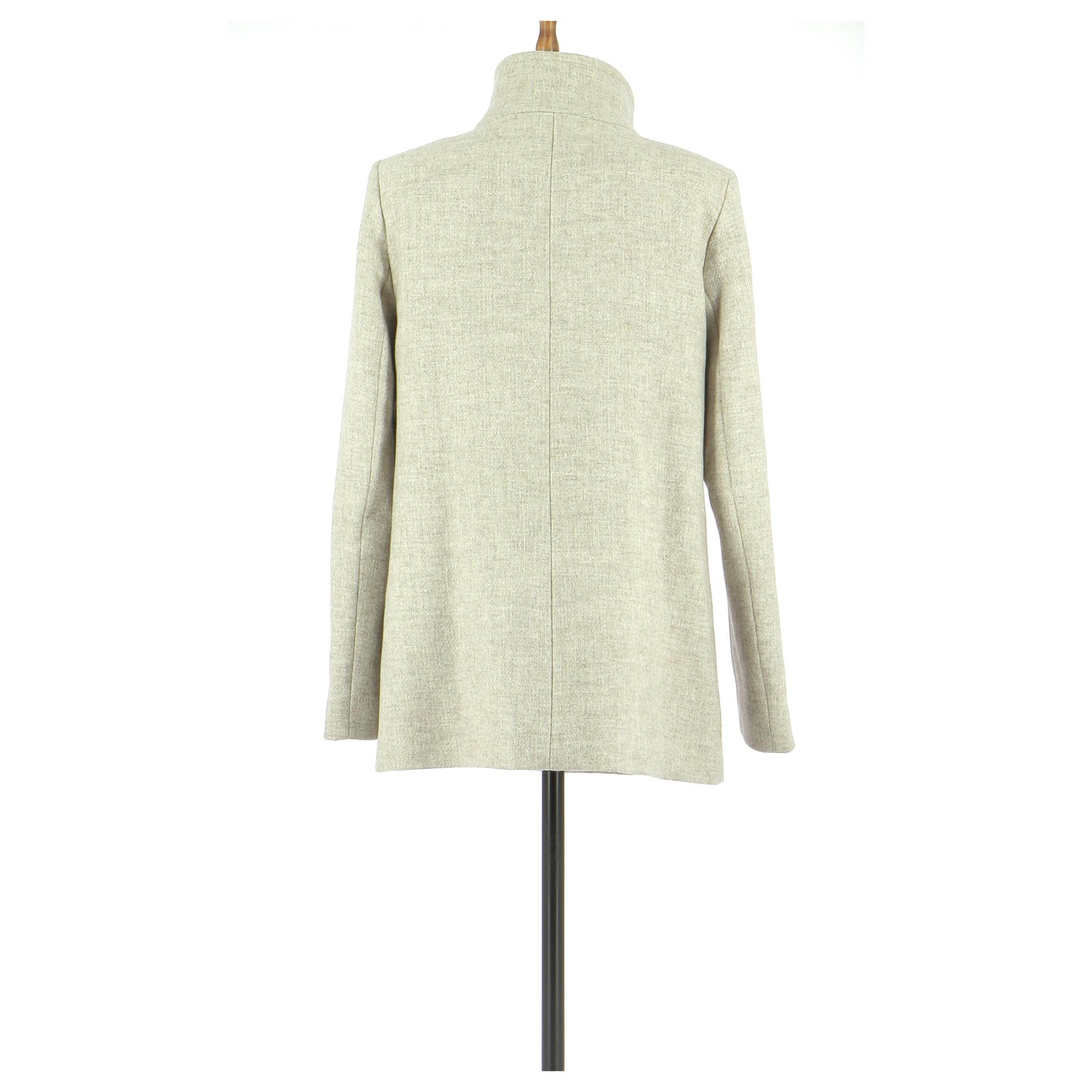 CAROLL Coat Beige Wool ref.158385 - Joli Closet