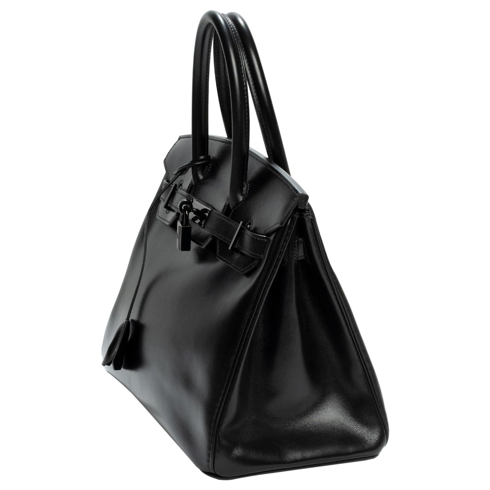 Hermès HERMES BIRKIN 30 Black Leather ref.973837 - Joli Closet