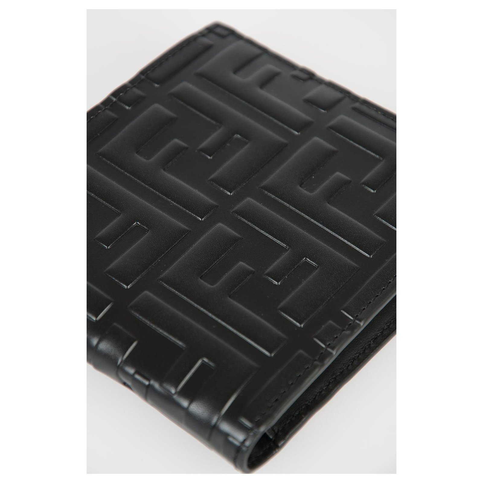 FENDI: wallet for man - Black  Fendi wallet 7M0266 A8VC online at