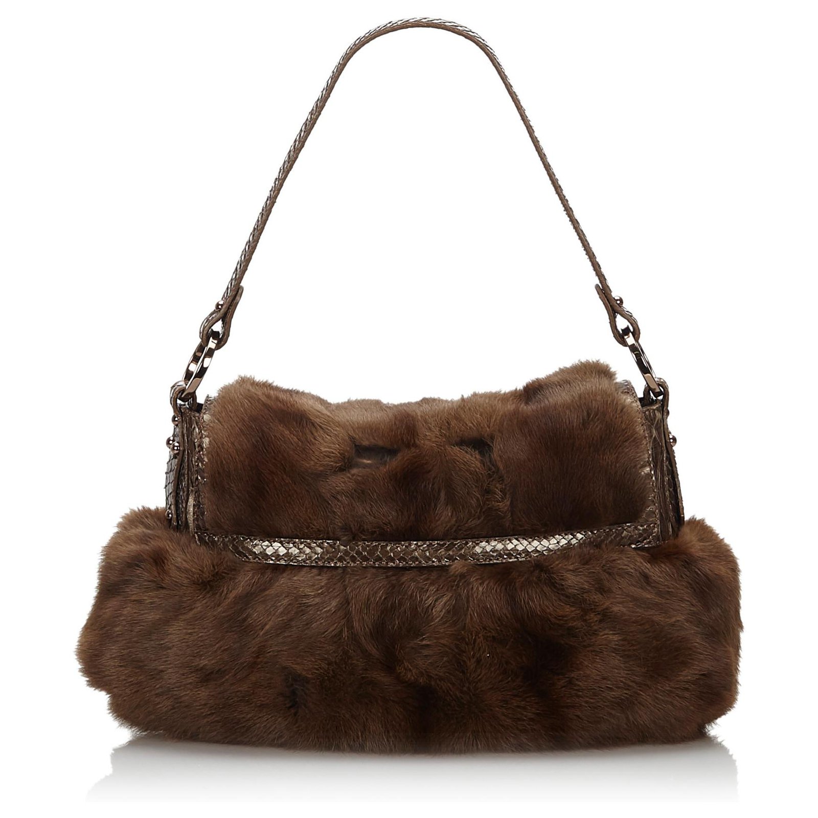 Fendi Bag charm Fur ref.88066 - Joli Closet