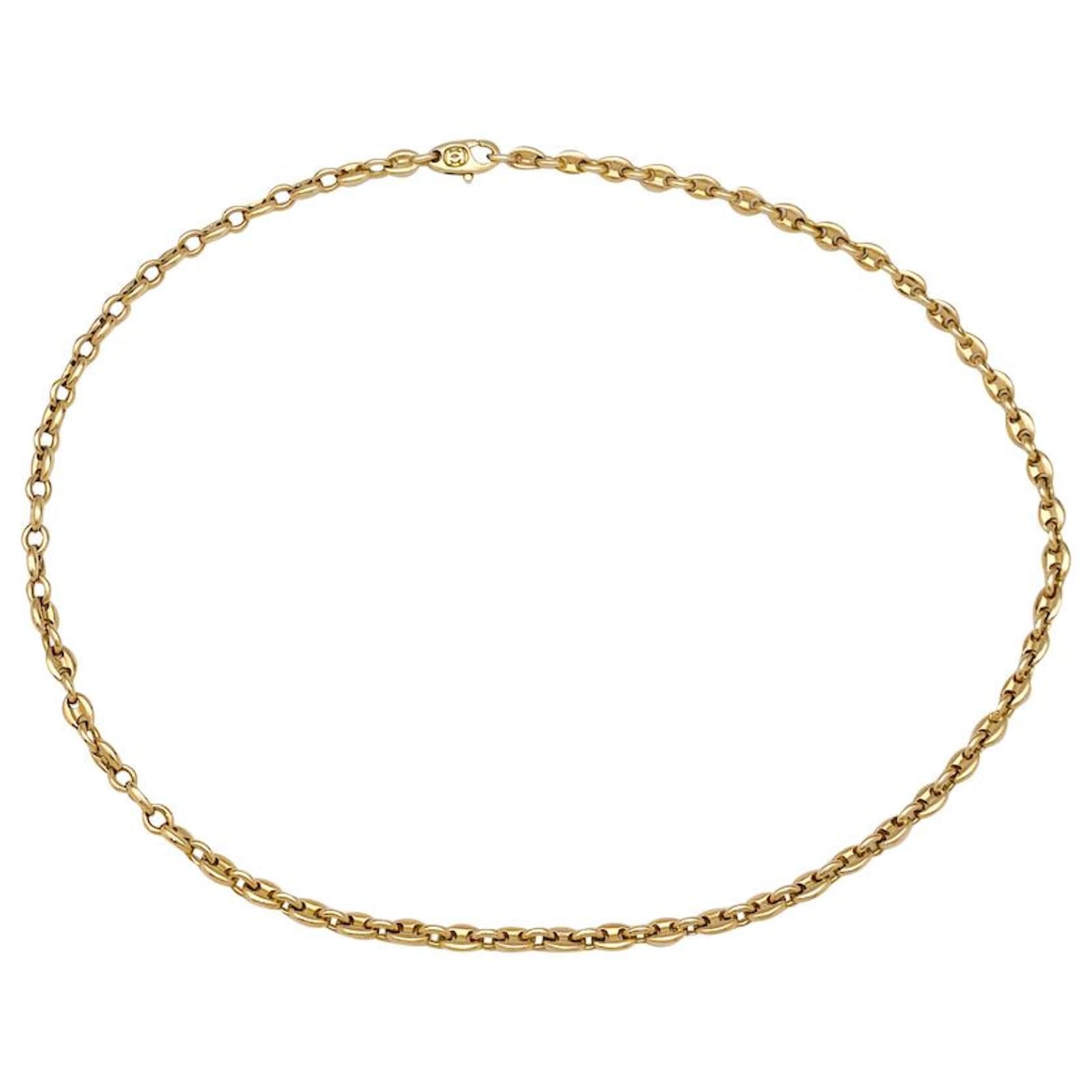 Cartier necklace in yellow gold, mesh coffee bean. ref.159502 Joli Closet