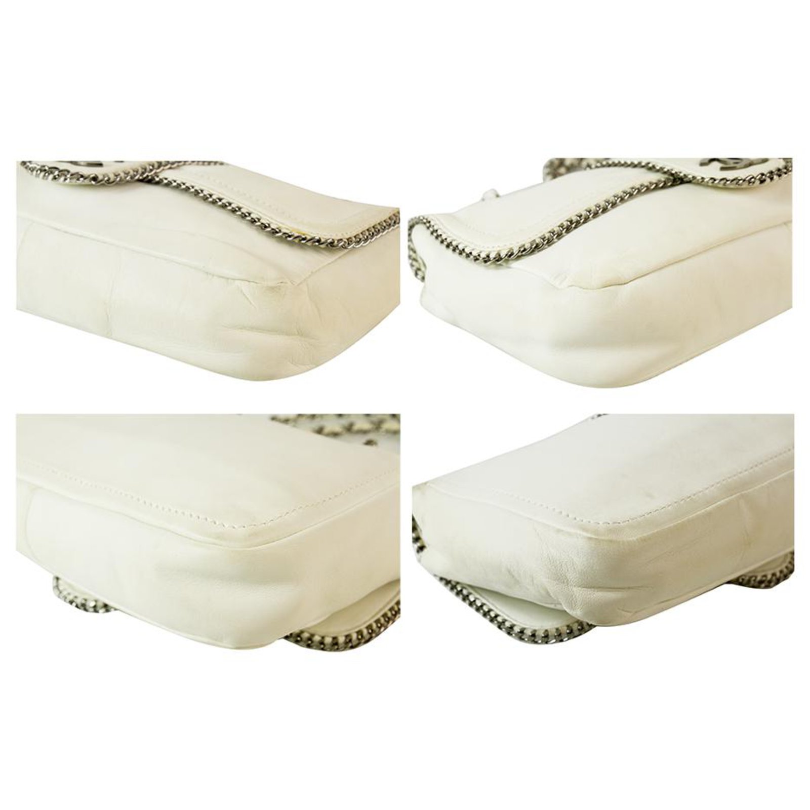 Chanel Sneakers White Leather ref.222409 - Joli Closet
