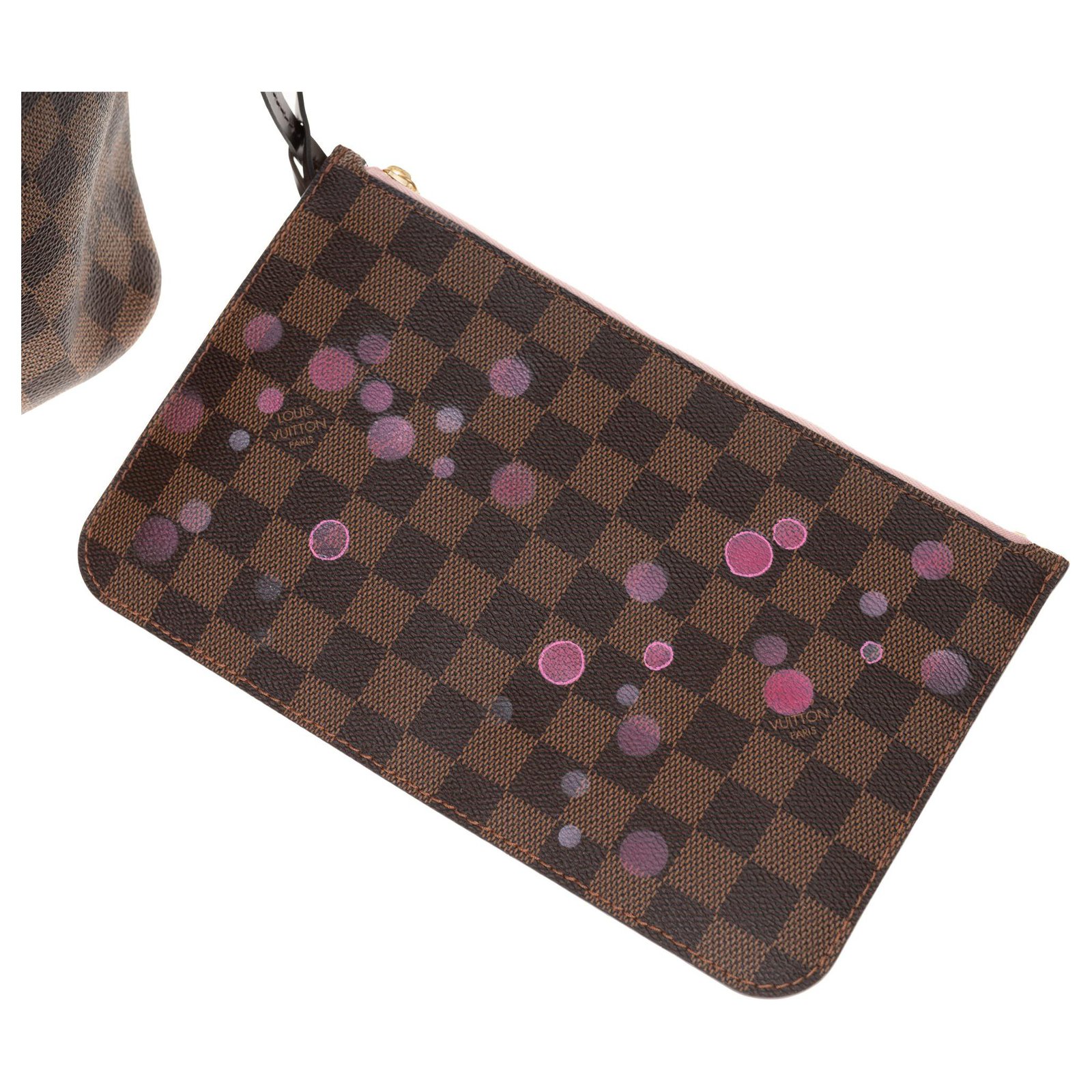 Neverfull MM checkerboard ebony pink ballerina - Louis Vuitton