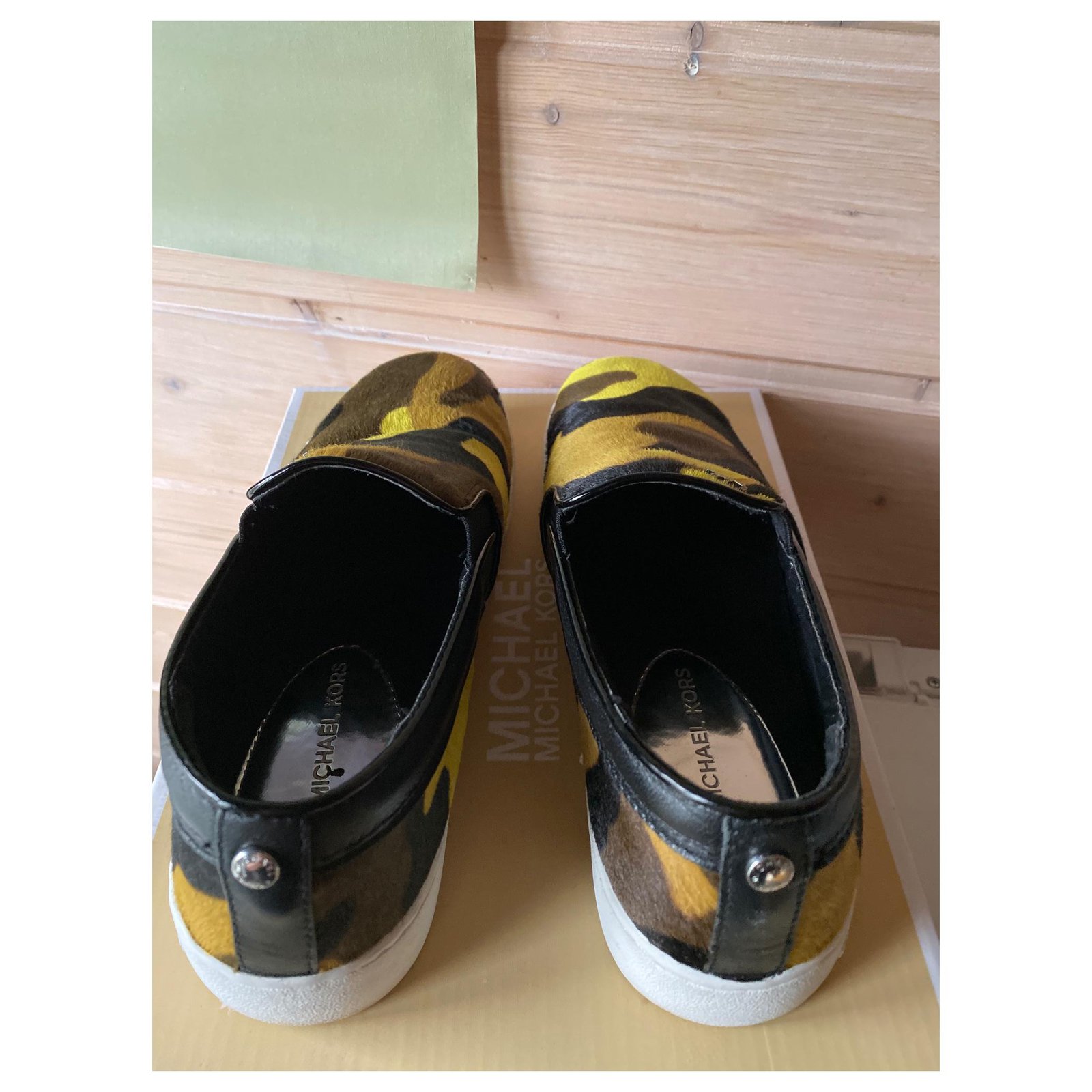 michael kors shoes yellow