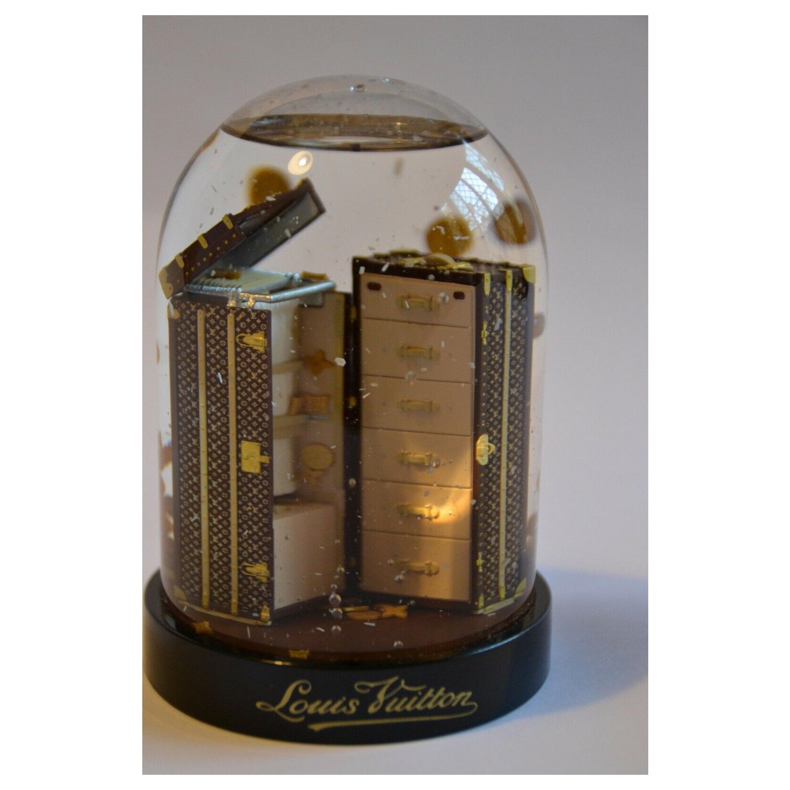 Snowball Louis Vuitton Gold in Glass - 13067923
