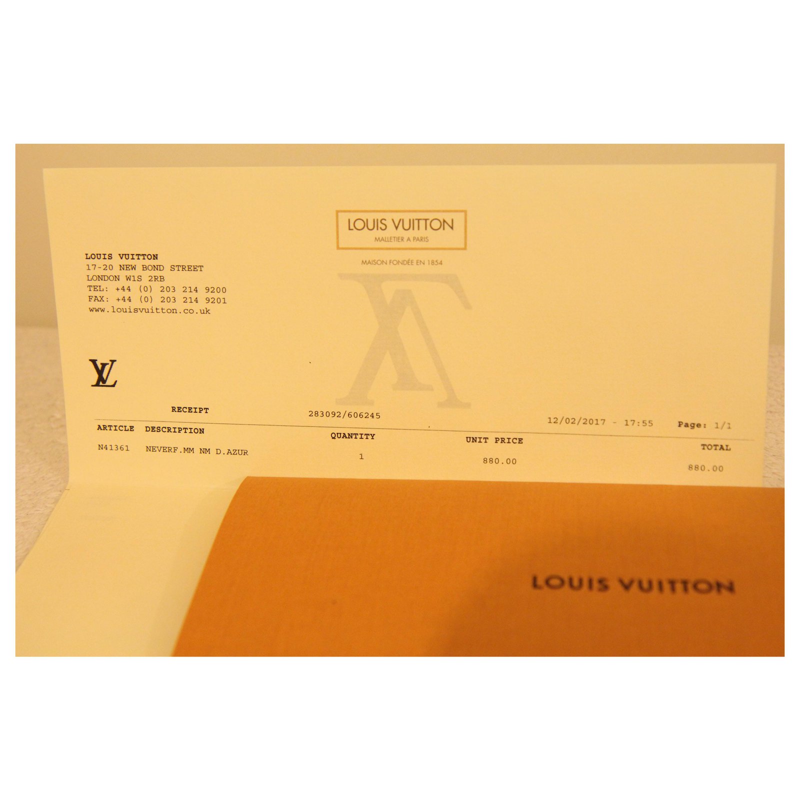 Louis Vuitton Neverfull MM Azur White Leather ref.169877 - Joli Closet