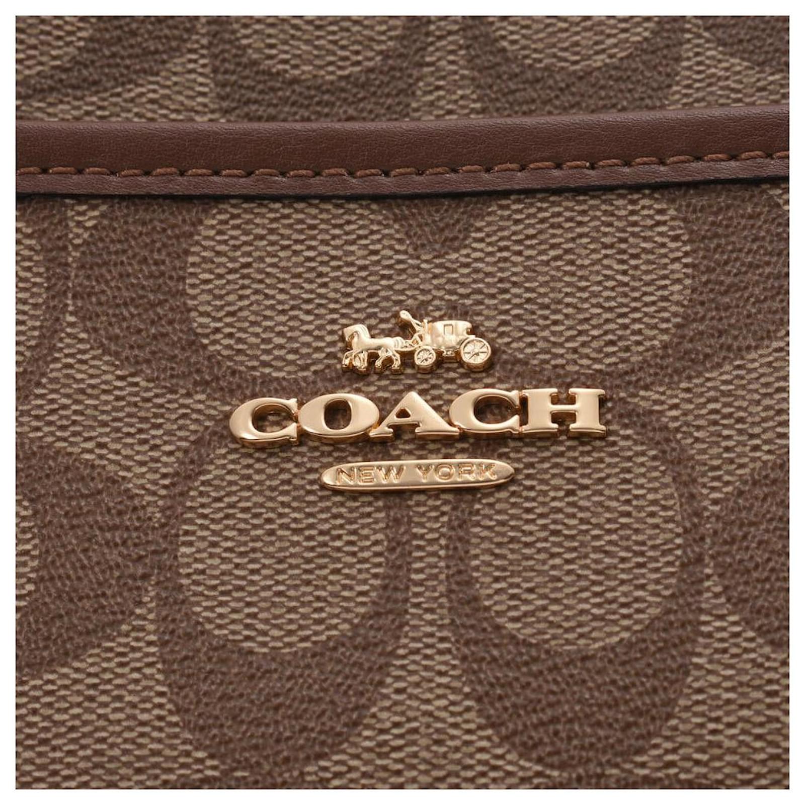 Bolso de hombro Coach Vintage Castaño Cuero ref.160632 - Joli Closet