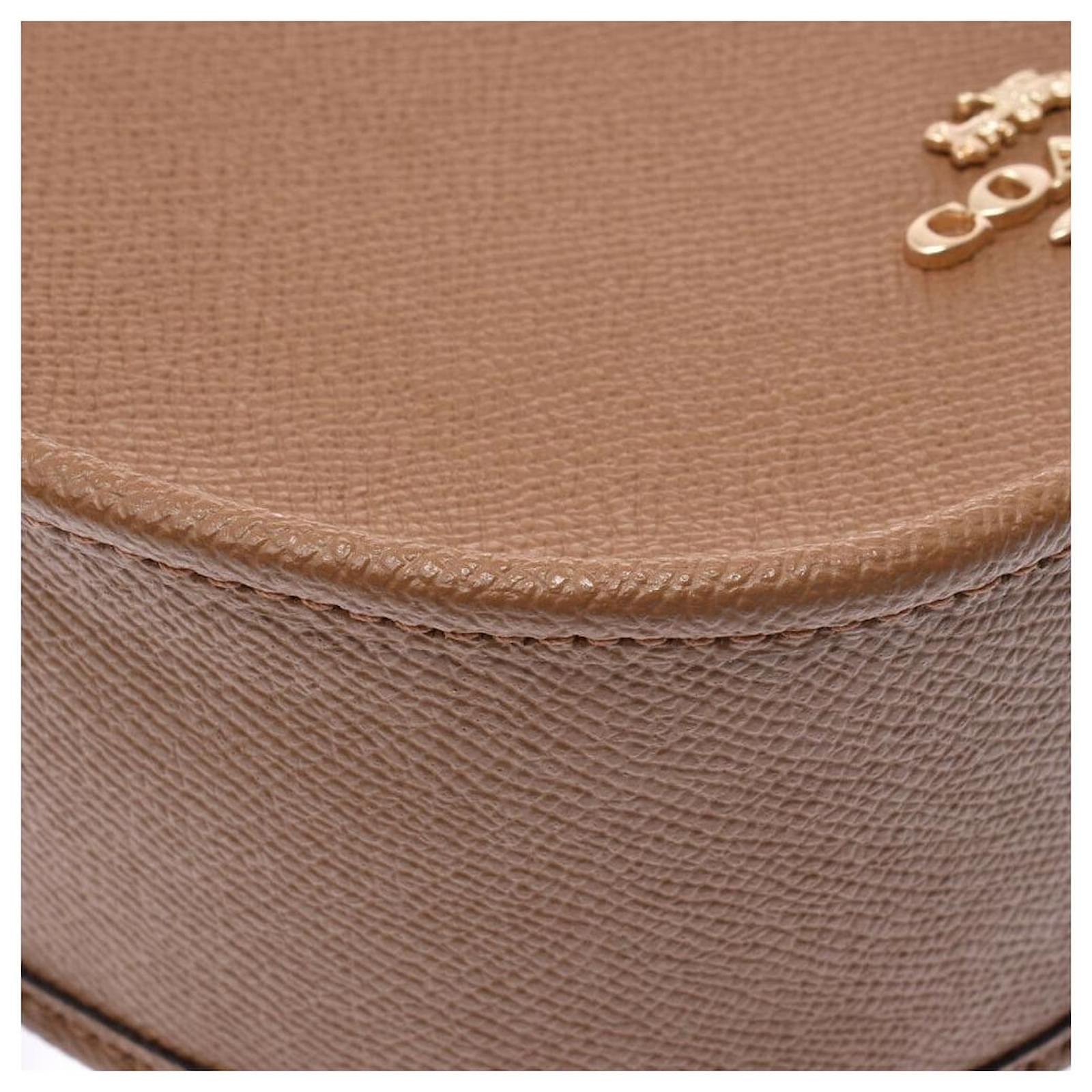 Coach Vintage Sac ?� bandouli?�re Cuir Marron ref.160667 - Joli Closet