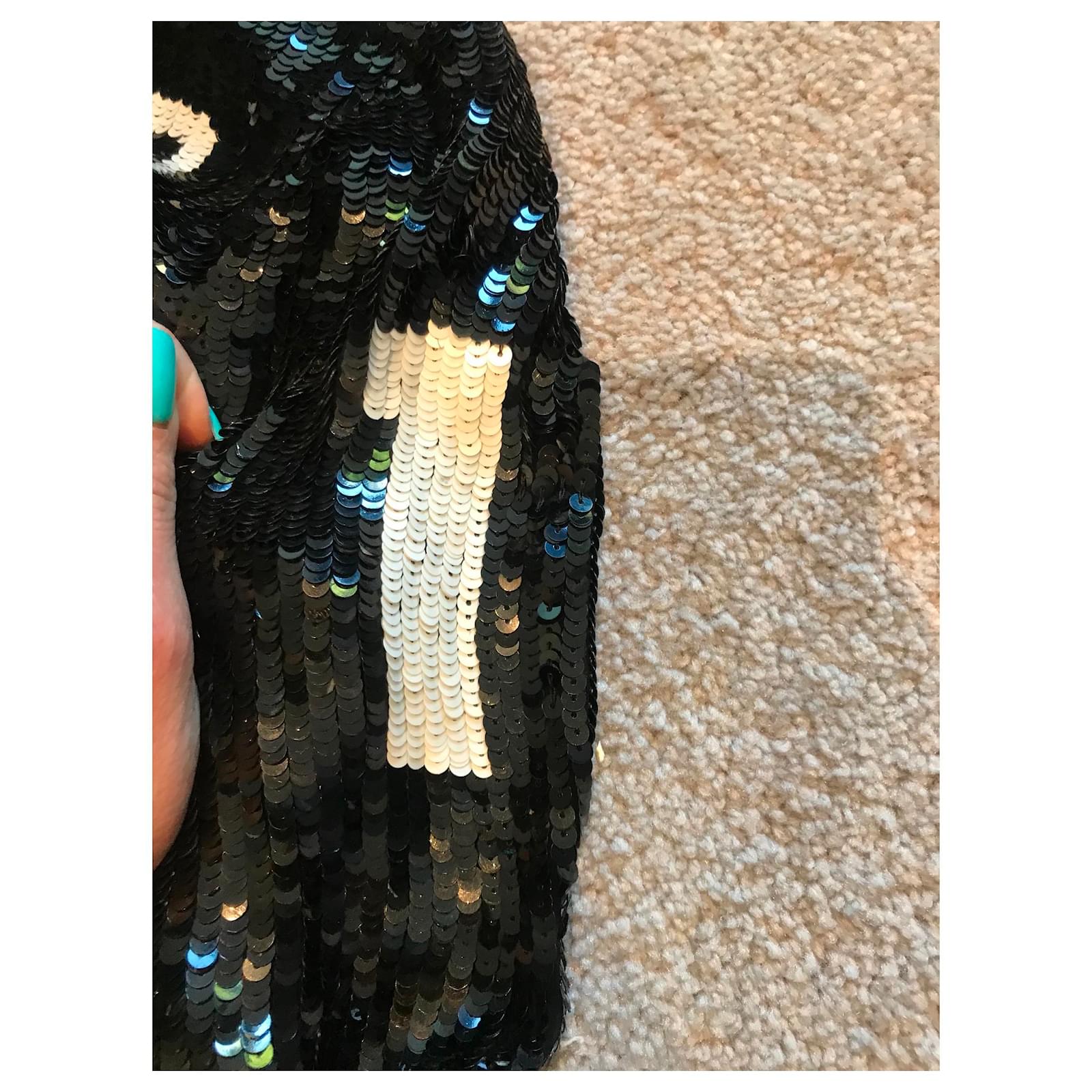 tom ford molly sequin dress Tom Ford Iconic "Molly" Dress Black Silk ref.JC161548 (Sold)