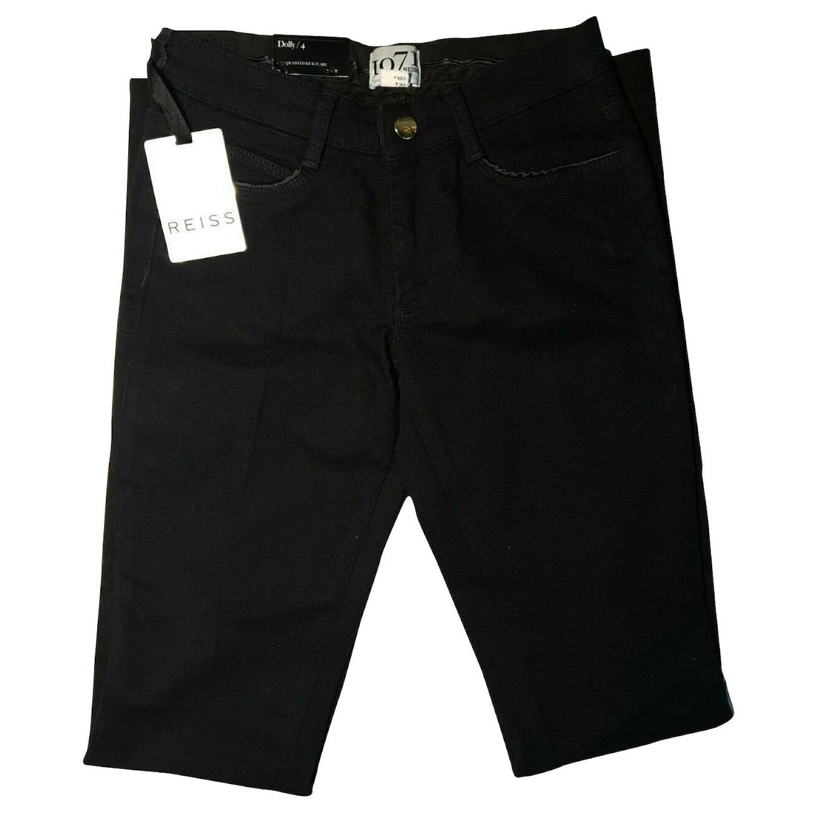 Reiss Jeans Black Cotton ref.162166 Joli Closet