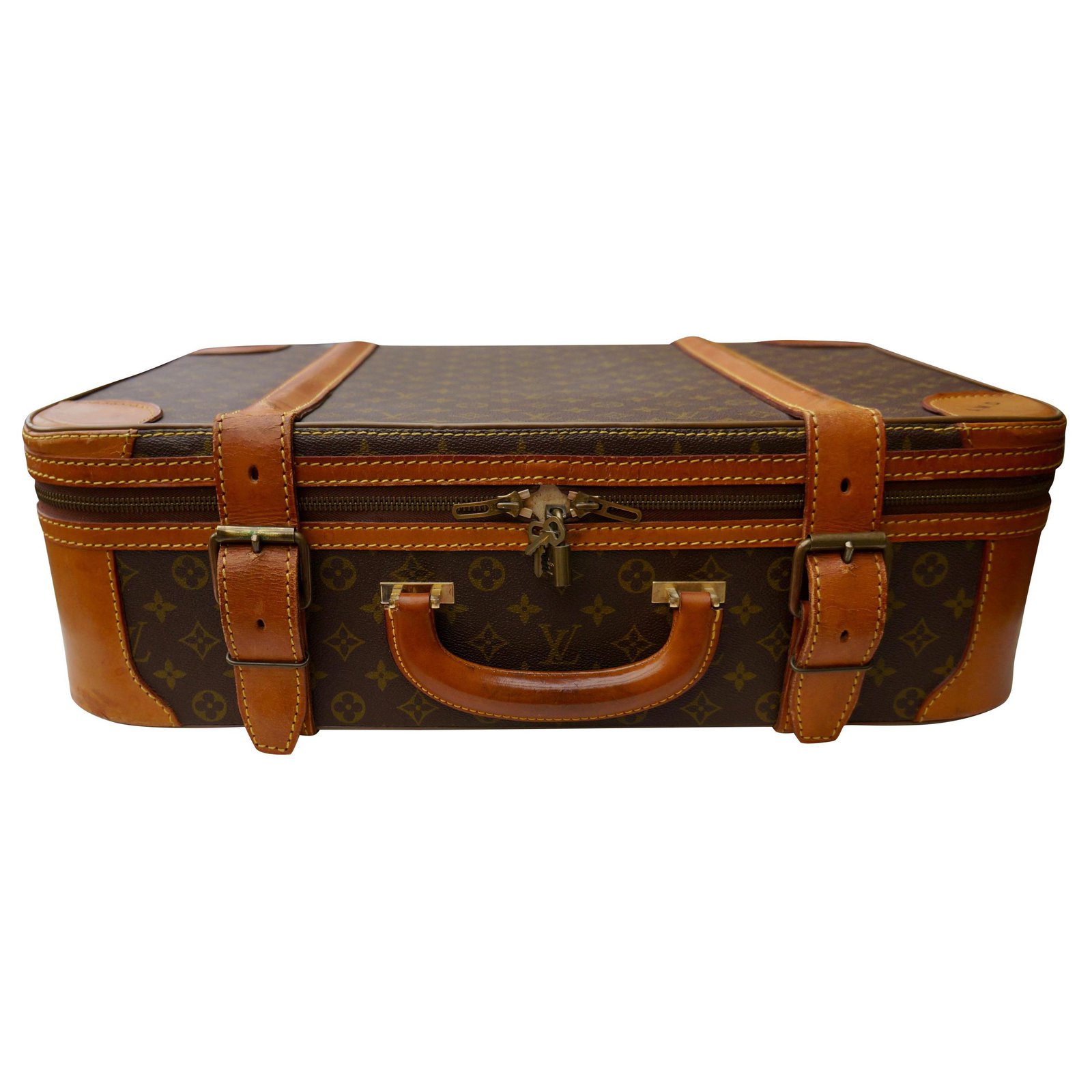 Louis Vuitton Soft Suitcase Dark brown Cloth ref.162169 - Joli Closet