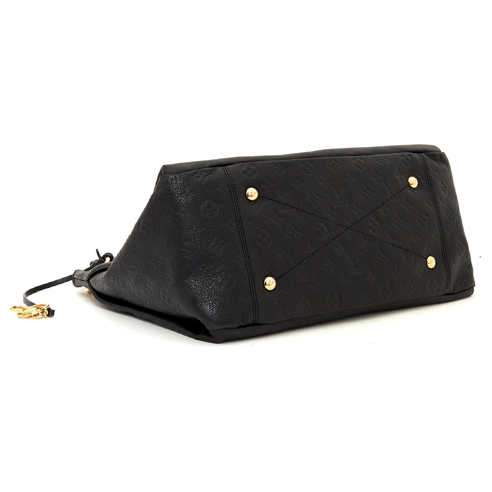 sac louis vuitton artsy mm monogram Sacs à main Louis Vuitton ARTSY MM MONOGRAM EMPREINTE BLACK Cuir Noir ref.162210 - Joli Closet