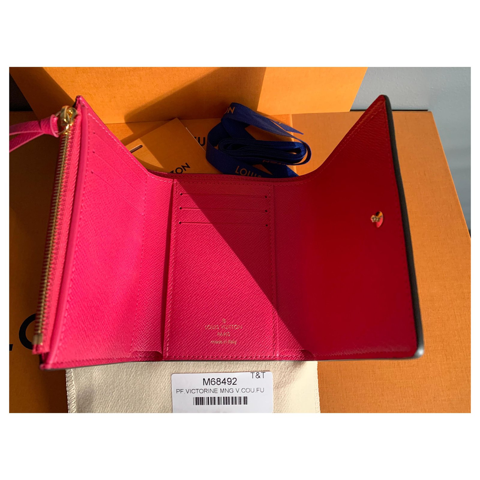 Louis Vuitton Victorine wallet collector's edition Vivienne christmas 2019  Brown Cloth ref.162630 - Joli Closet
