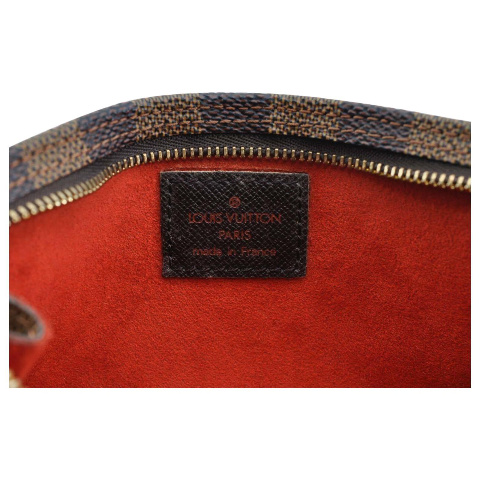 Louis Vuitton Damier Ebene Pouch Brown ref.162944 - Joli Closet