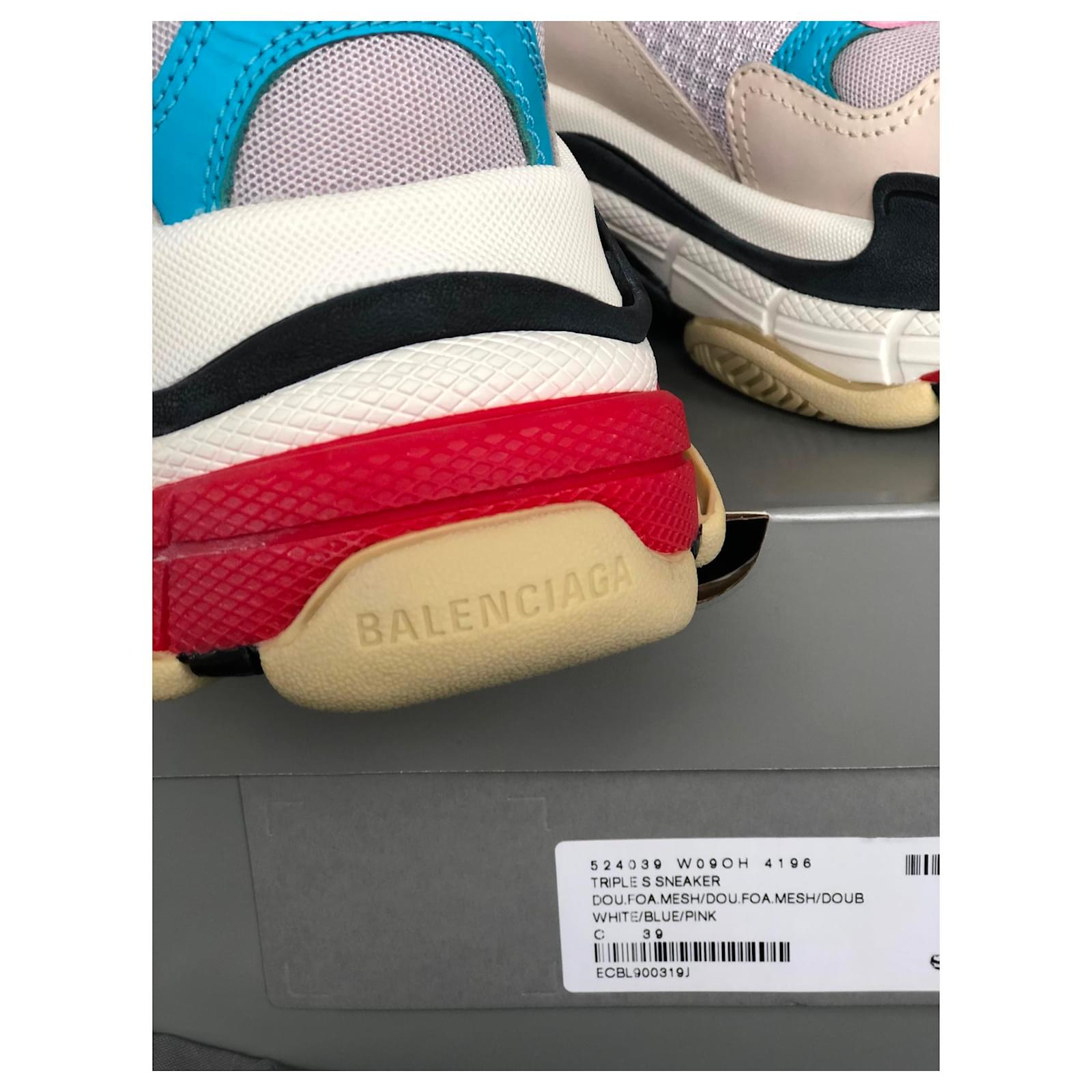 Baskets Balenciaga Triple S 2019 Synthétique Multicolore ref Baskets Balenciaga Triple S 2019 Synthétique Multicolore ref