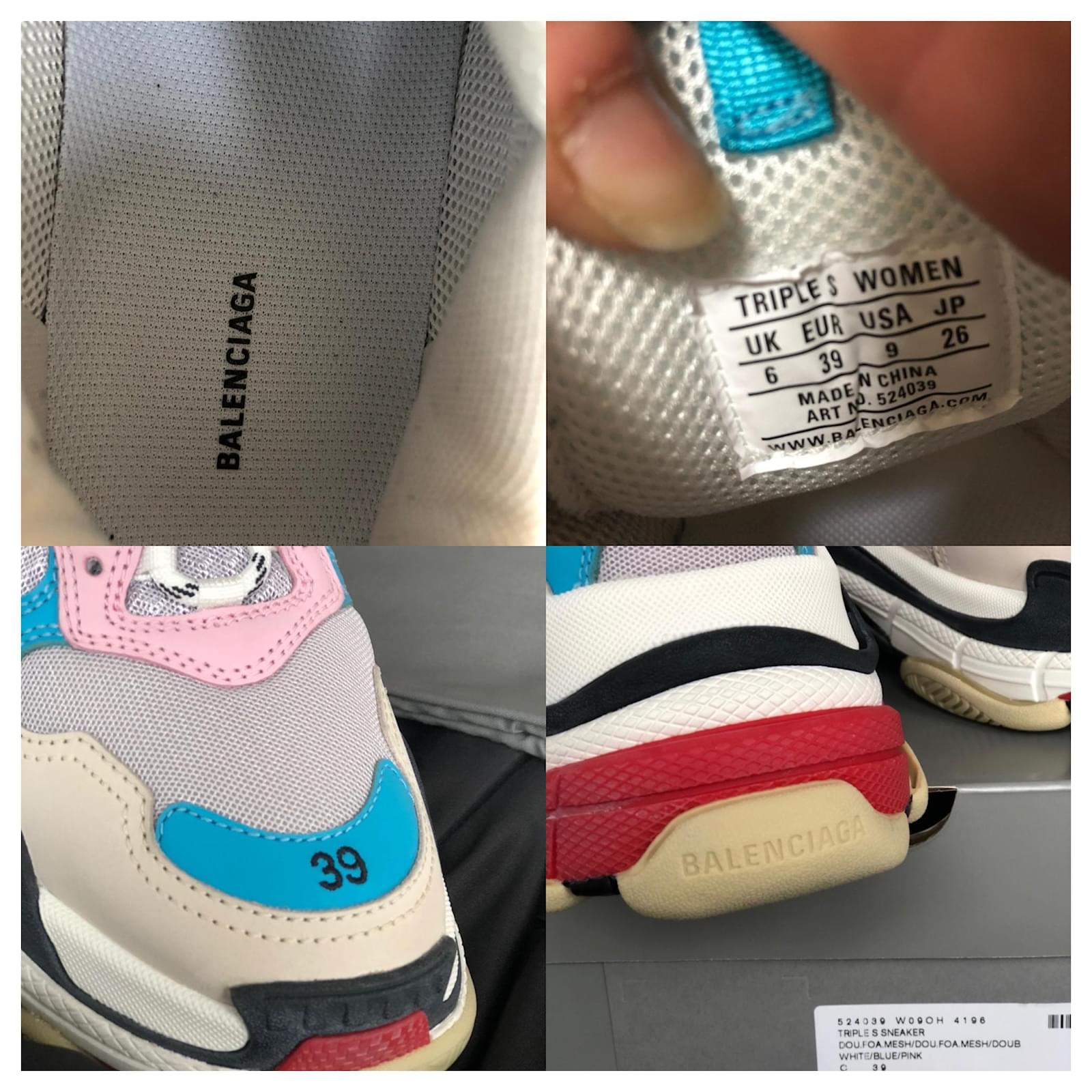 Baskets Balenciaga Triple S 2019 Synthétique Multicolore ref Baskets Balenciaga Triple S 2019 Synthétique Multicolore ref