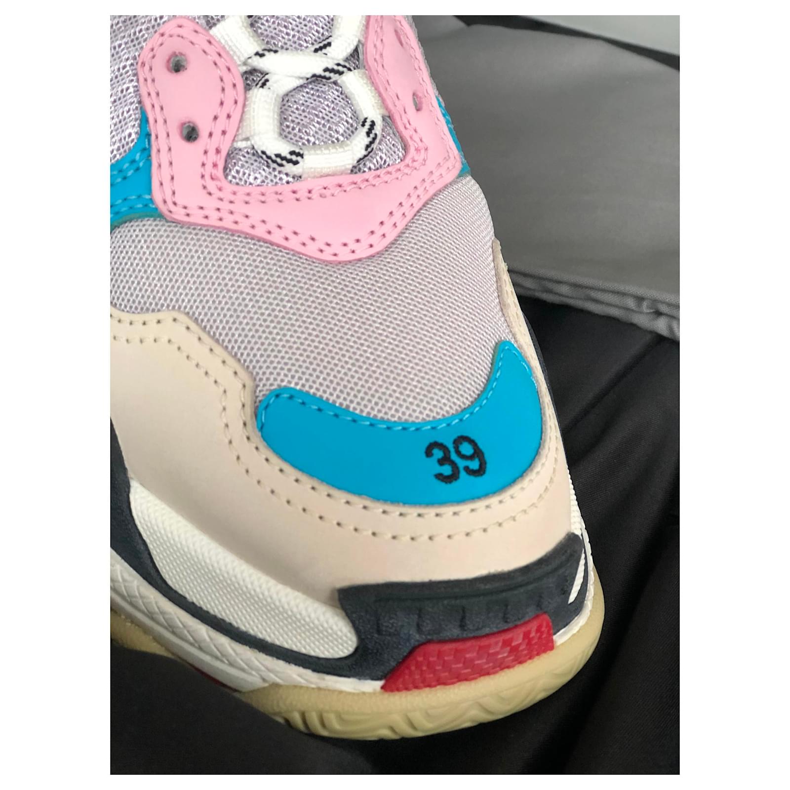Baskets Balenciaga Triple S 2019 Synthétique Multicolore ref Baskets Balenciaga Triple S 2019 Synthétique Multicolore ref