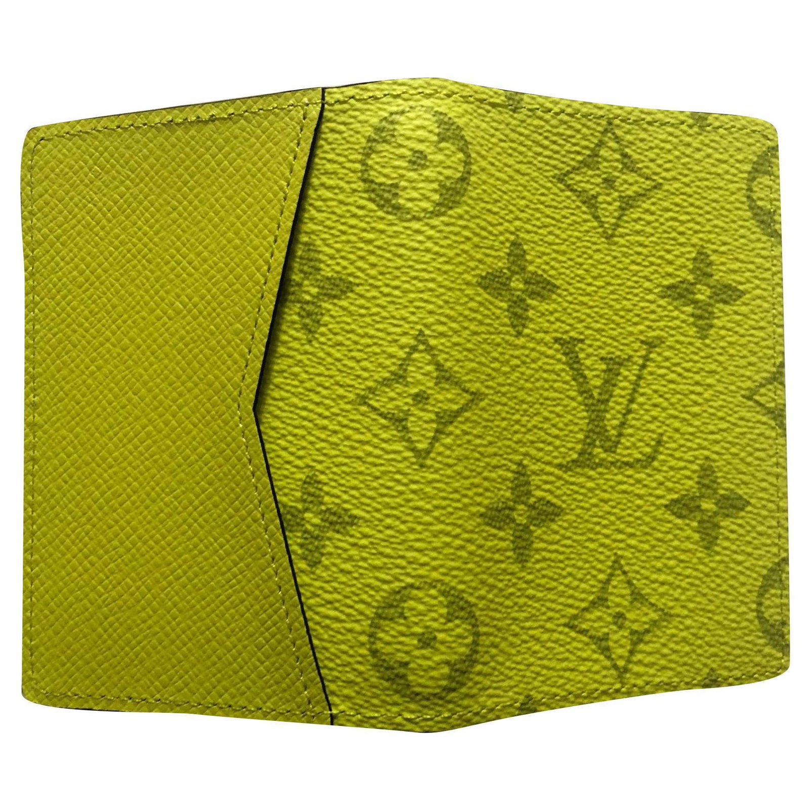 Louis Vuitton Vintage ocra yellow zip wallet Leather ref.757453 - Joli  Closet