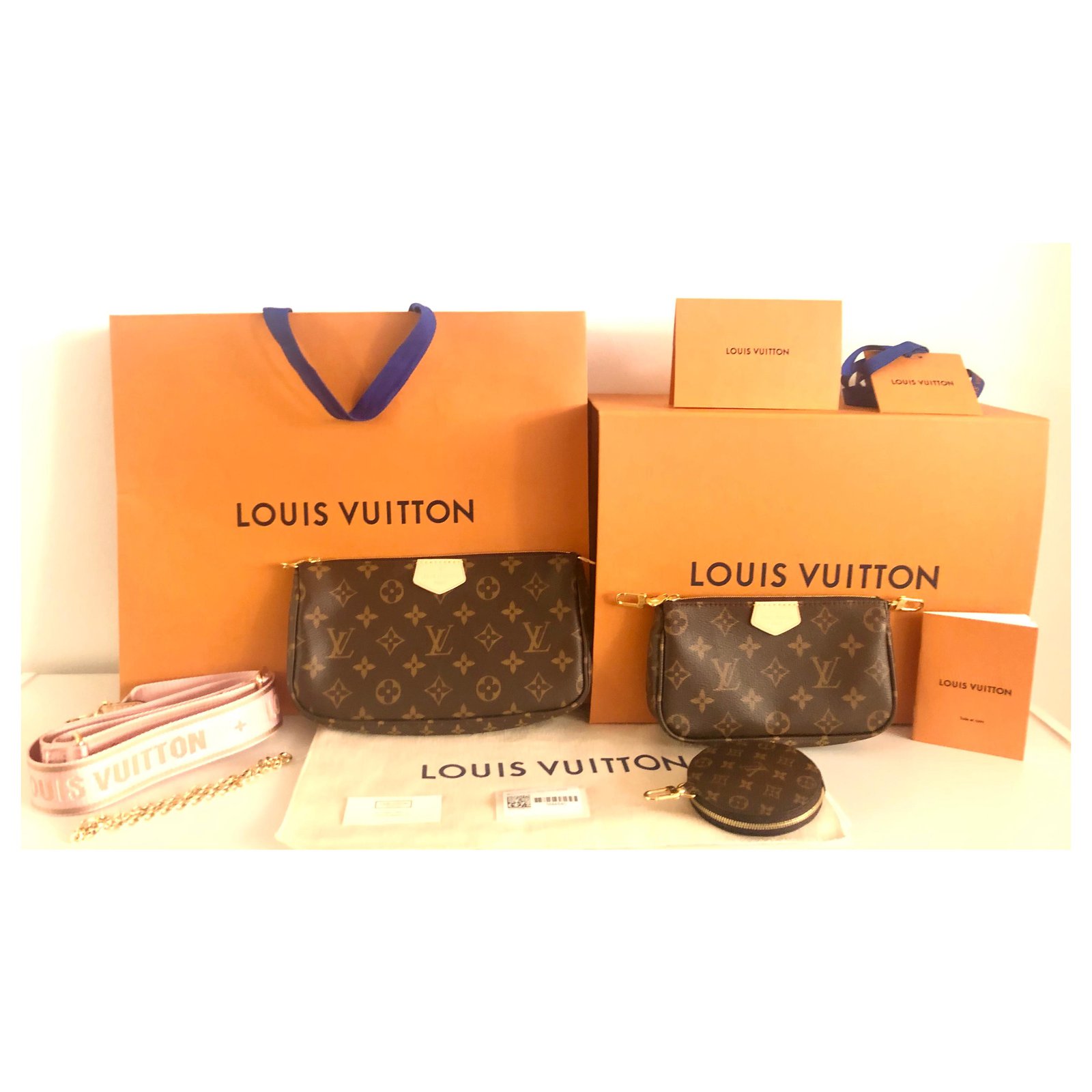 Louis Vuitton Pochette Felicie Toile Marron ref.171430 - Joli Closet