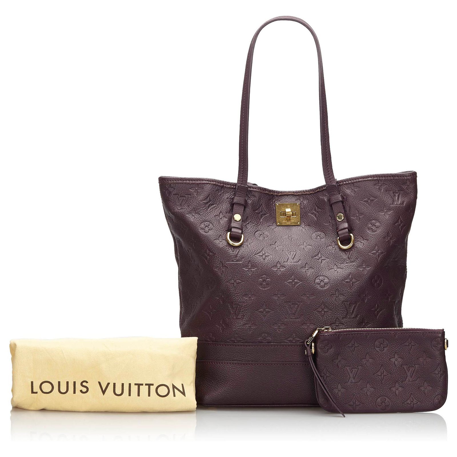 Citadines Louis Vuitton Purple Monogram Empreinte Citadine PM Leather  ref.164285 - Joli Closet