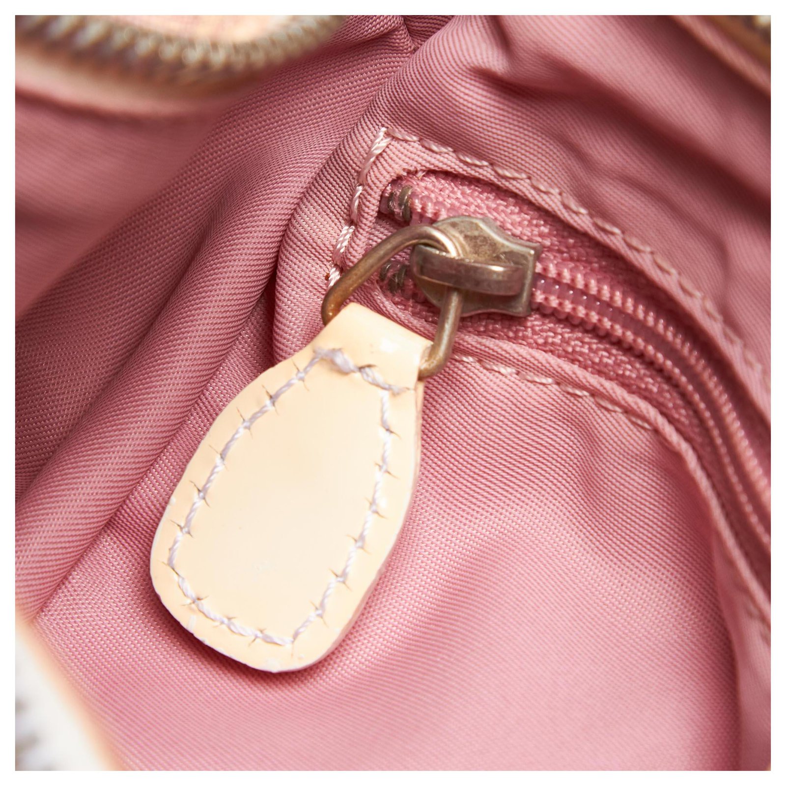 Dior Pink Dior Oblique Boston Bag White Cream Leather Patent