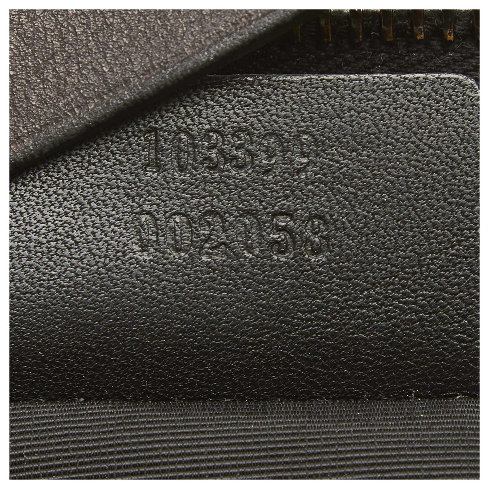 Gucci Black GG Canvas Baguette Leather Cloth Cloth ref.164437 - Joli Closet
