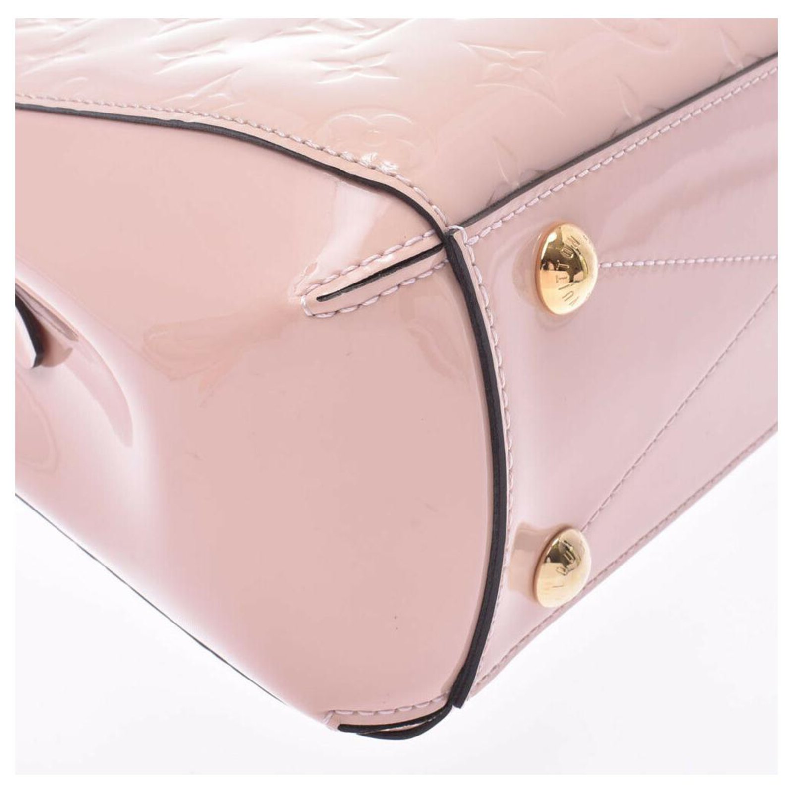 Louis Vuitton Montaigne BB handbag Rose valerine Pink Leather ref.164672 -  Joli Closet