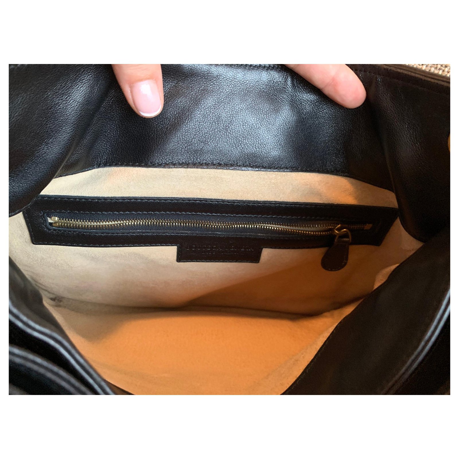 BOTTEGA VENETA: bag in woven leather - Black  Bottega Veneta bags 641021  V05J1 online at