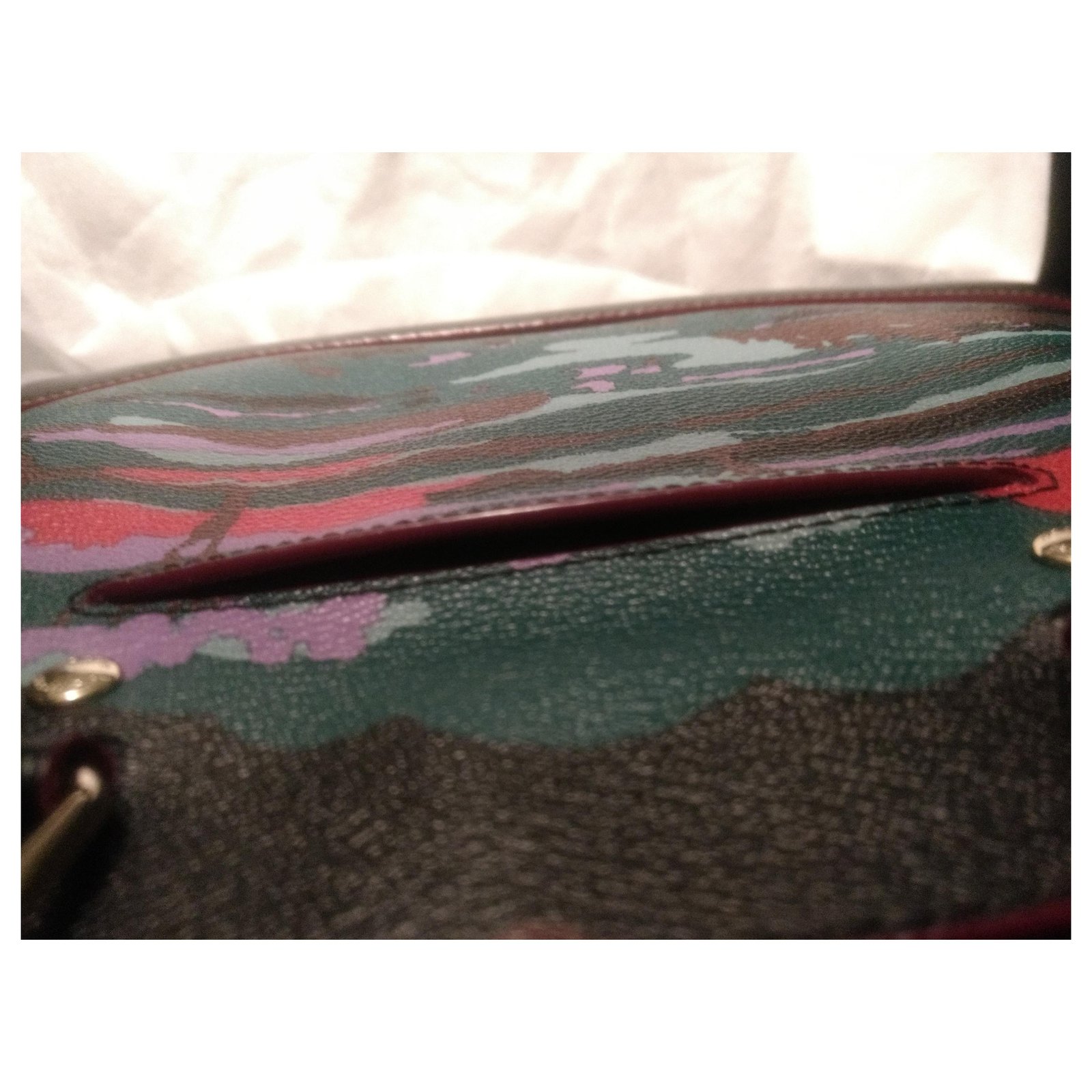 Coach coated canvas mini sierra landscape limited edition Multiple colors  ref.165489 - Joli Closet