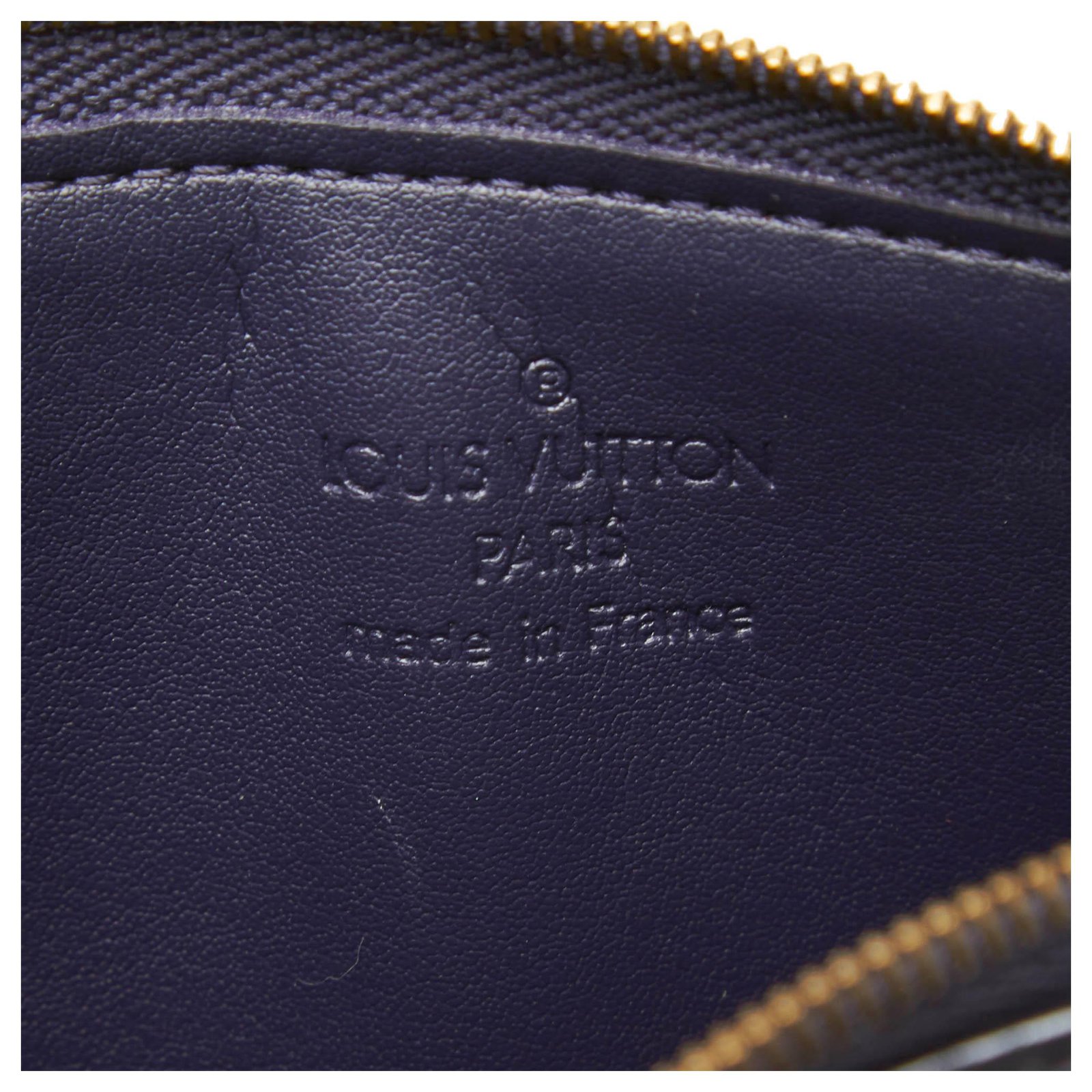 Louis Vuitton Purple Vernis Lexington Pochette Brown Leather Patent leather  ref.165508 - Joli Closet