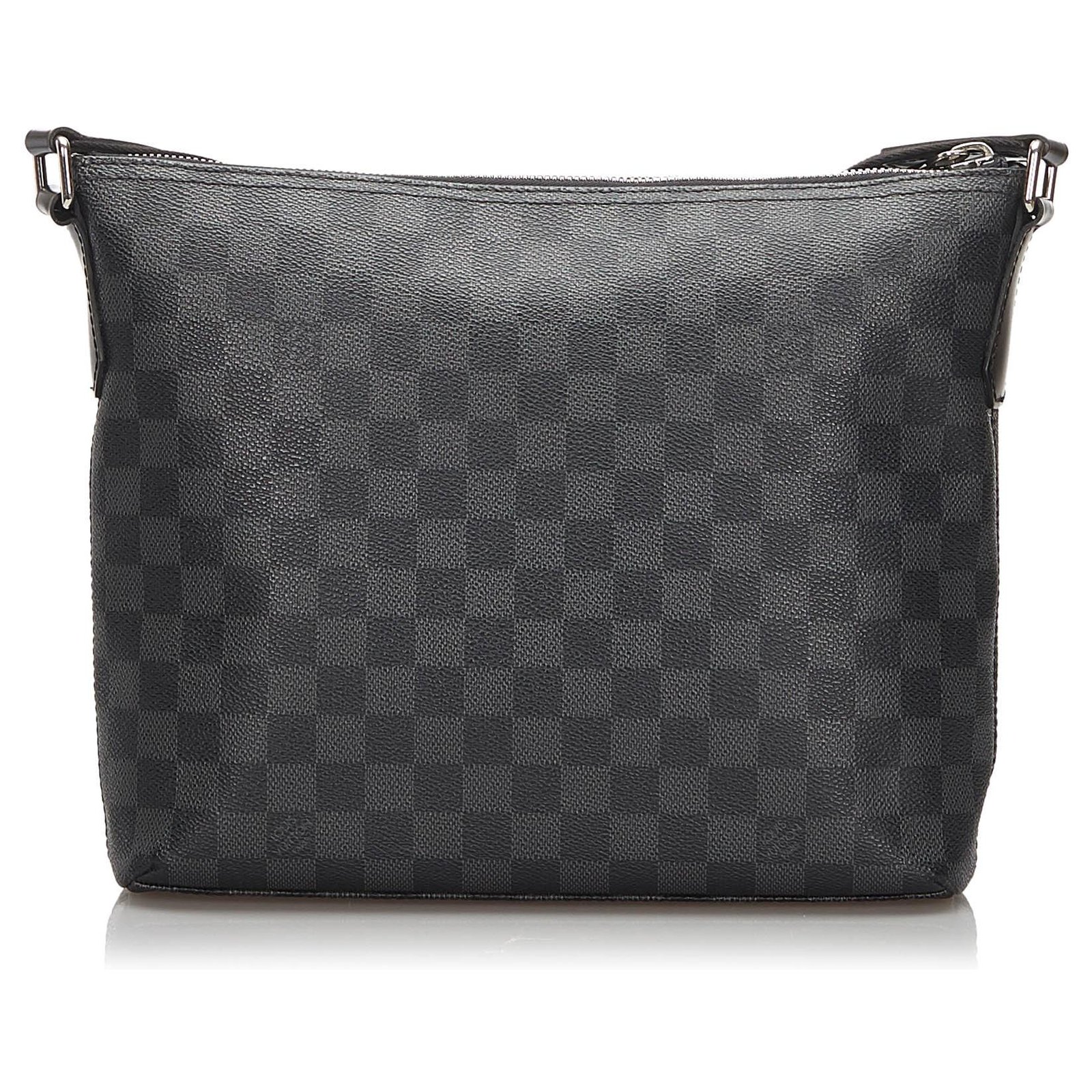 Louis Vuitton Black Damier Graphite Mick PM Grey Cloth ref.165654