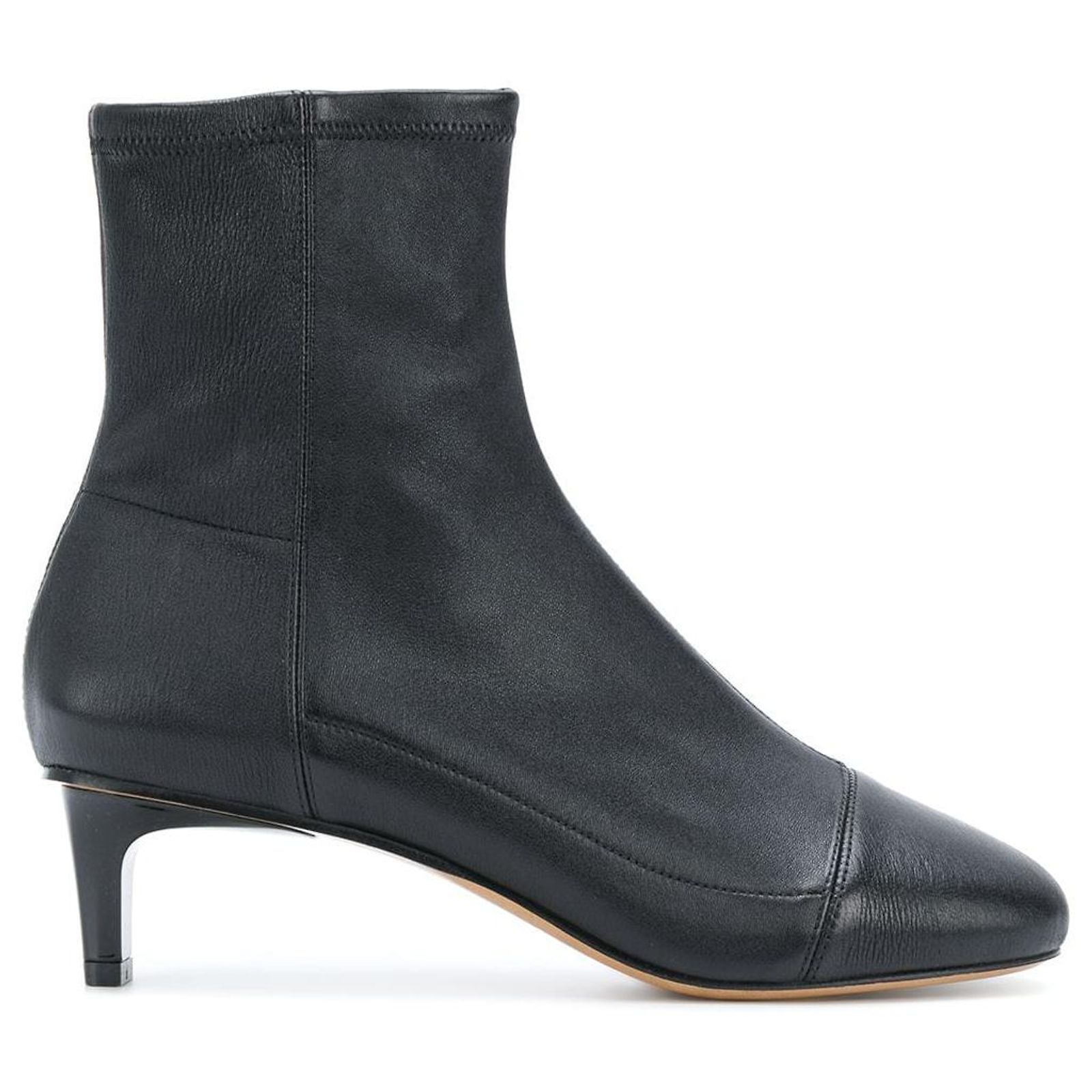Bottines Isabel Marant Nowles En Cuir Noir - Talon Compensé 6.5 Cm - Pointure 37 - Occasion