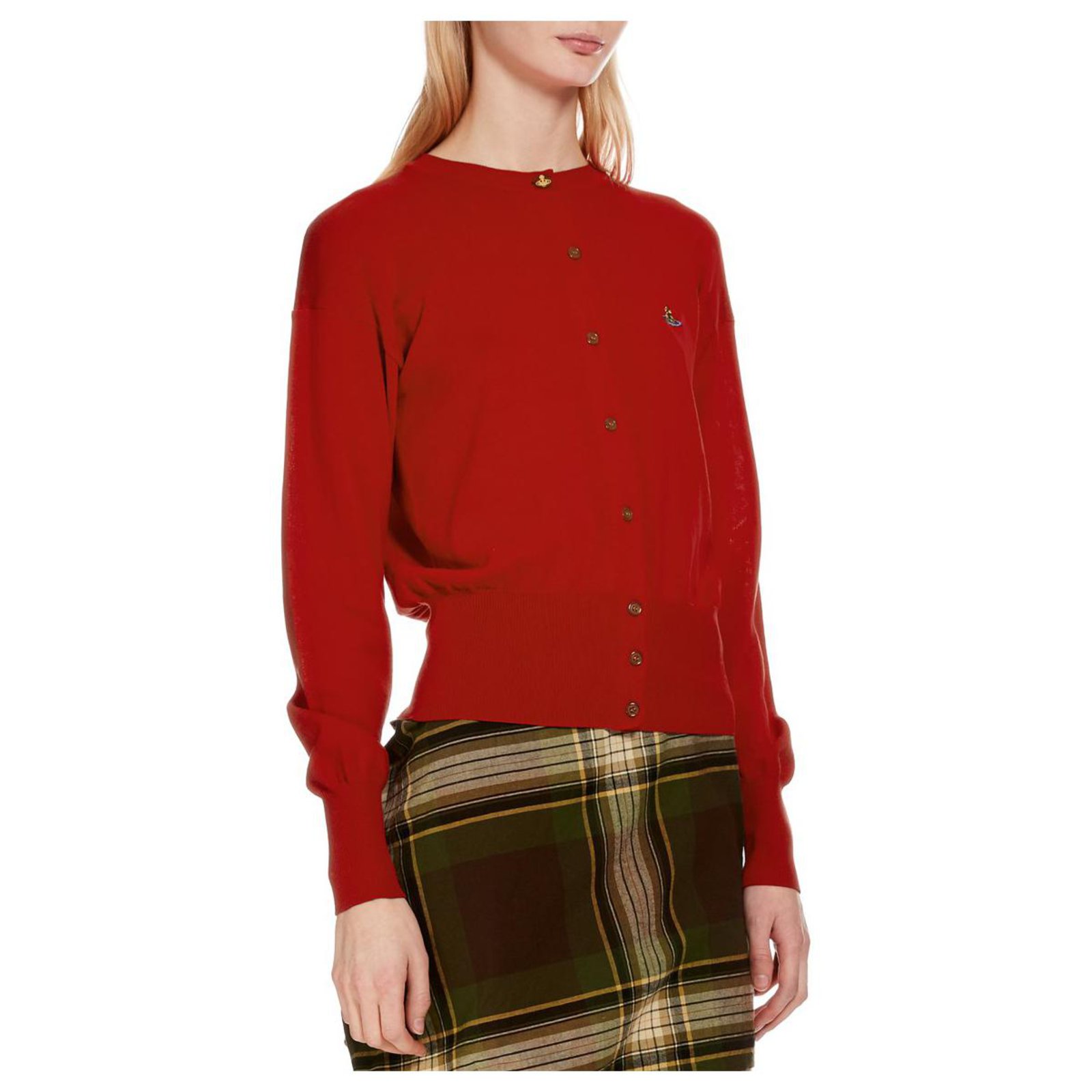 vivienne westwood red cardigan