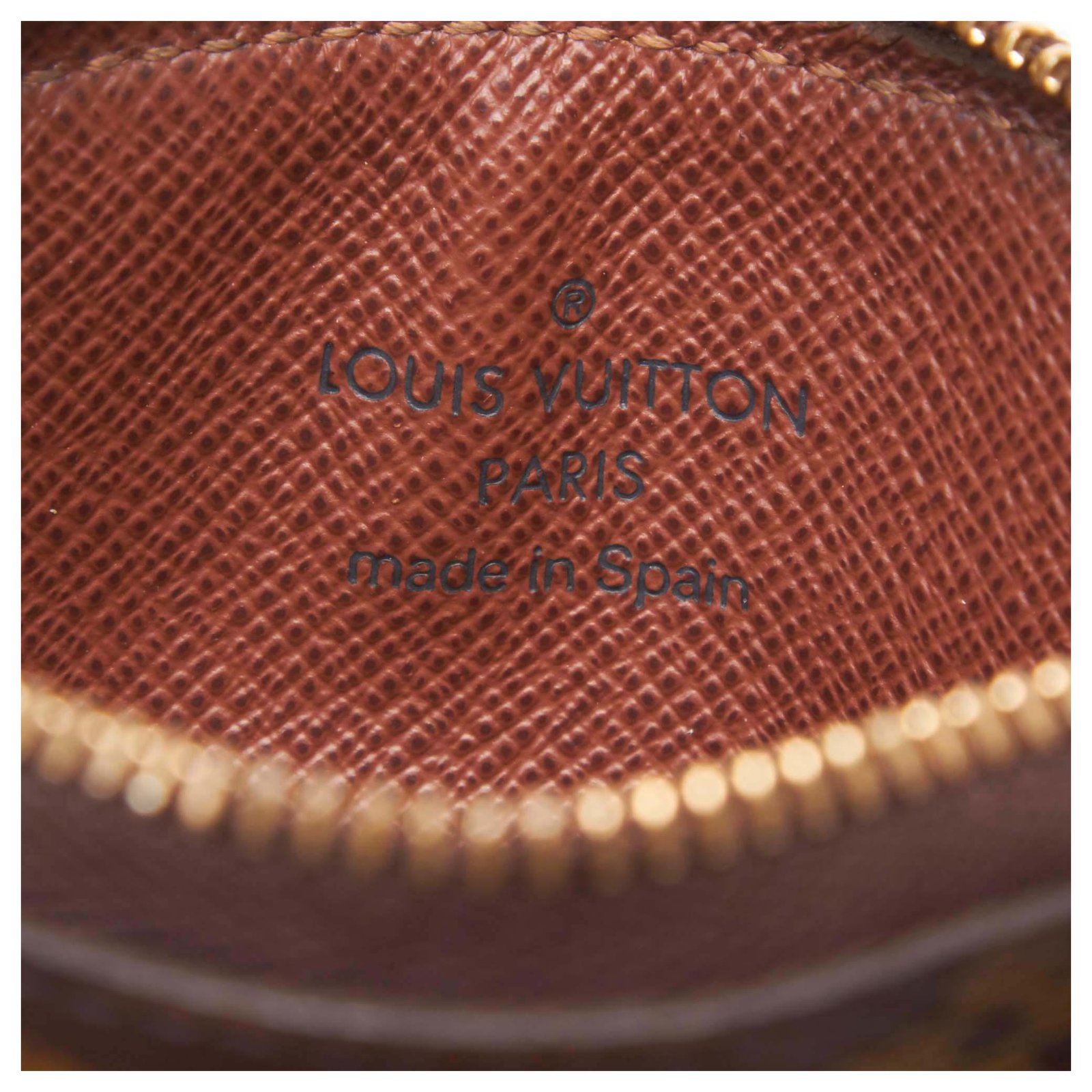 Louis Vuitton Brown Monogram Porte-Monnaie Schilling Cloth ref