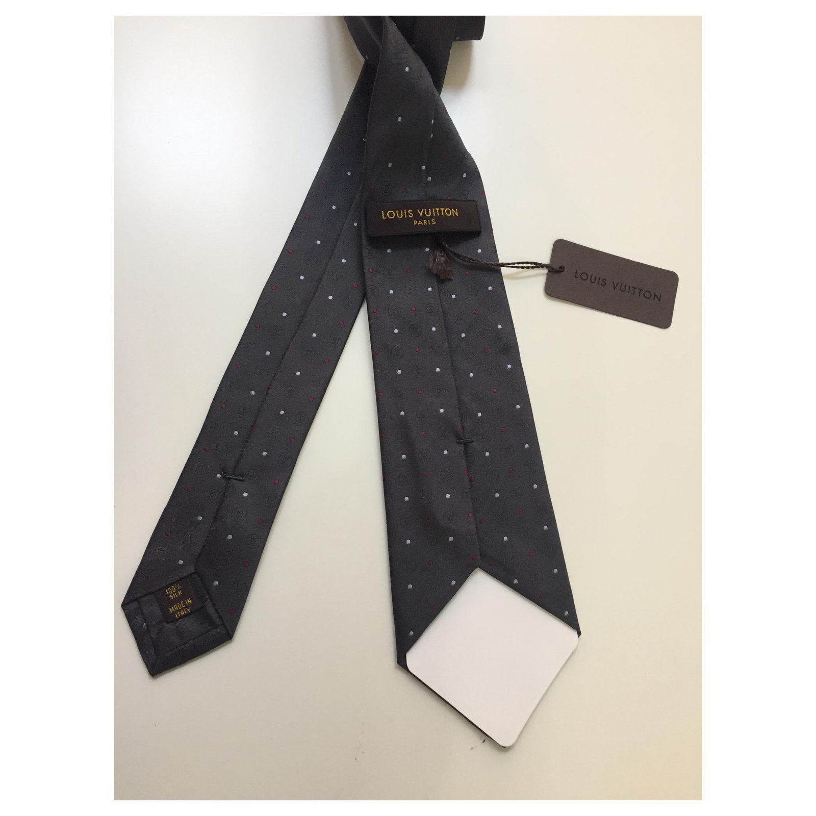 Louis Vuitton Tie Blue Silk ref.78635 - Joli Closet