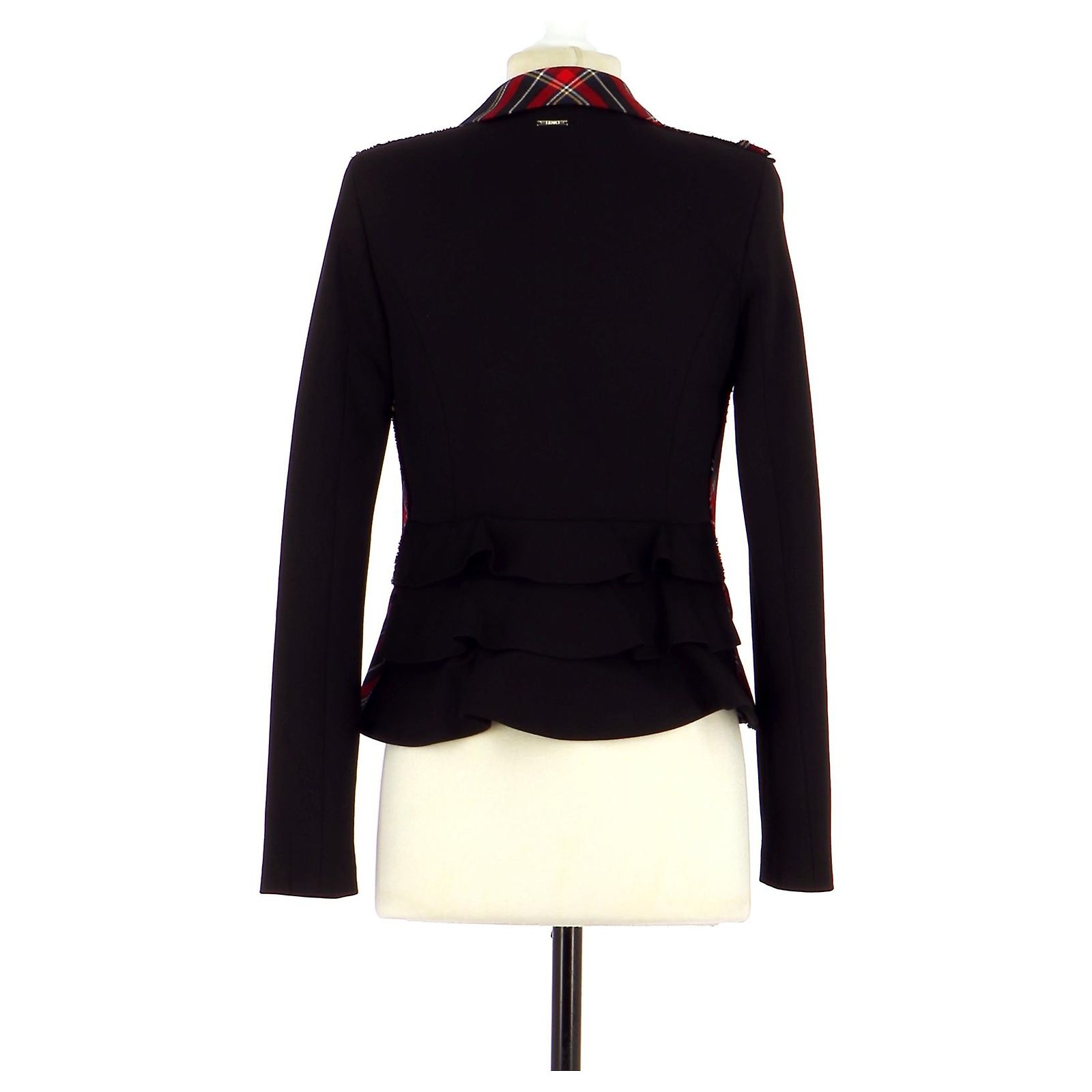 Gilet Noir Manches Longues LIU JO - Taille S - Angora, Laine - Très Bon état