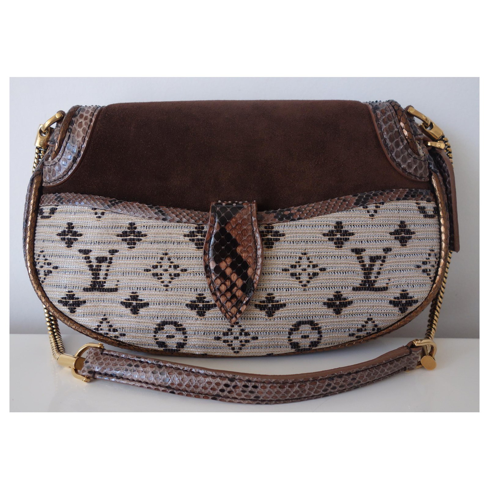 Louis Vuitton, Bags, Louis Vuitton Limited Edition Marron Monogram Empire  Levant Bag