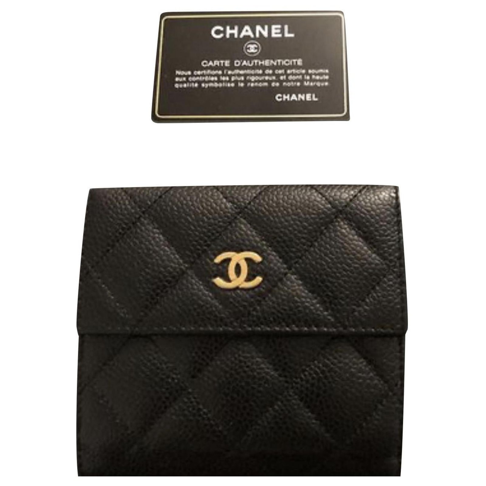 Chanel Wallets Black Leather Ref167781 Joli Closet